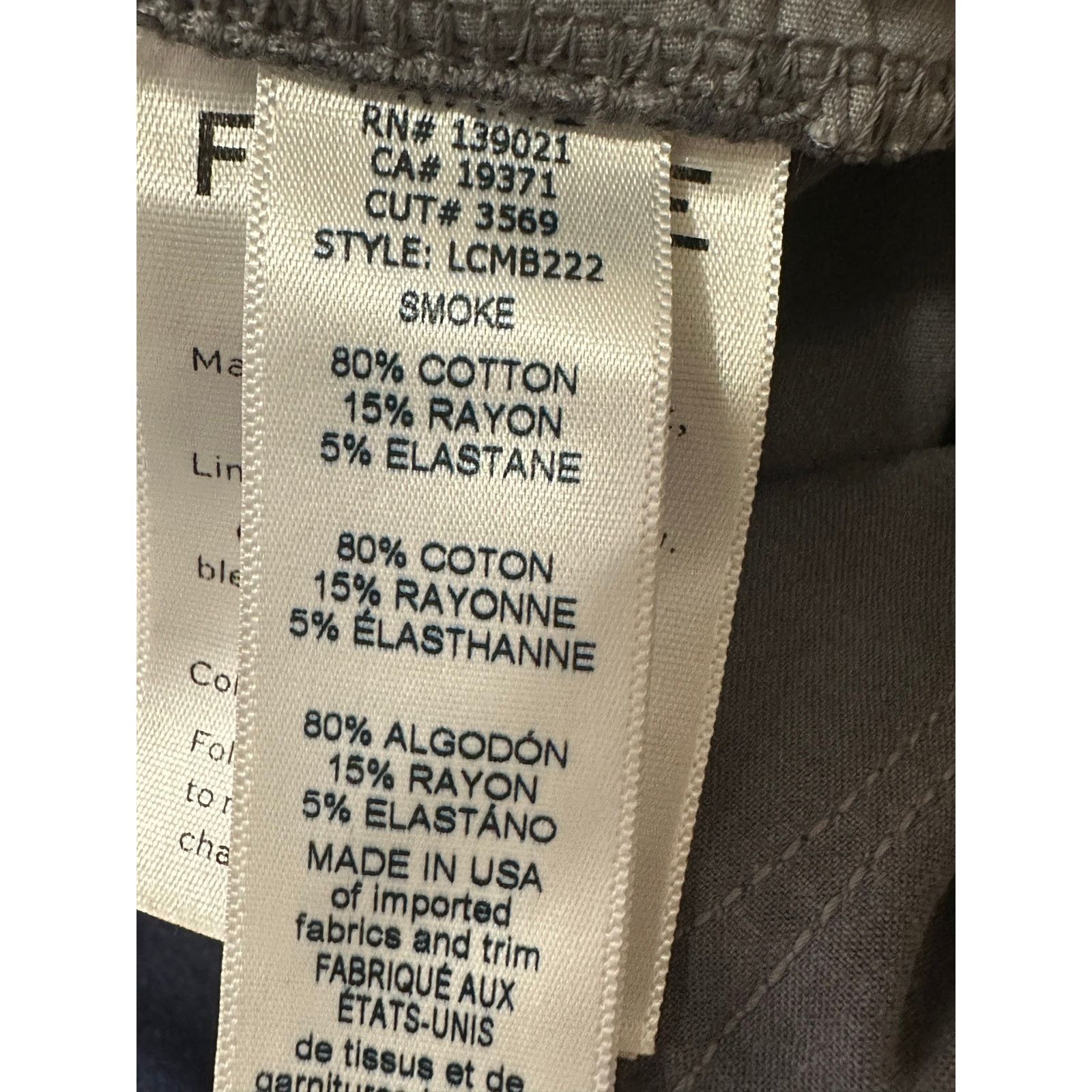 Frame Frame Le Crop Mini Boot smoke gray jeans size 24 - 00 Size 24" / US 00 / IT 34 - 4 Thumbnail