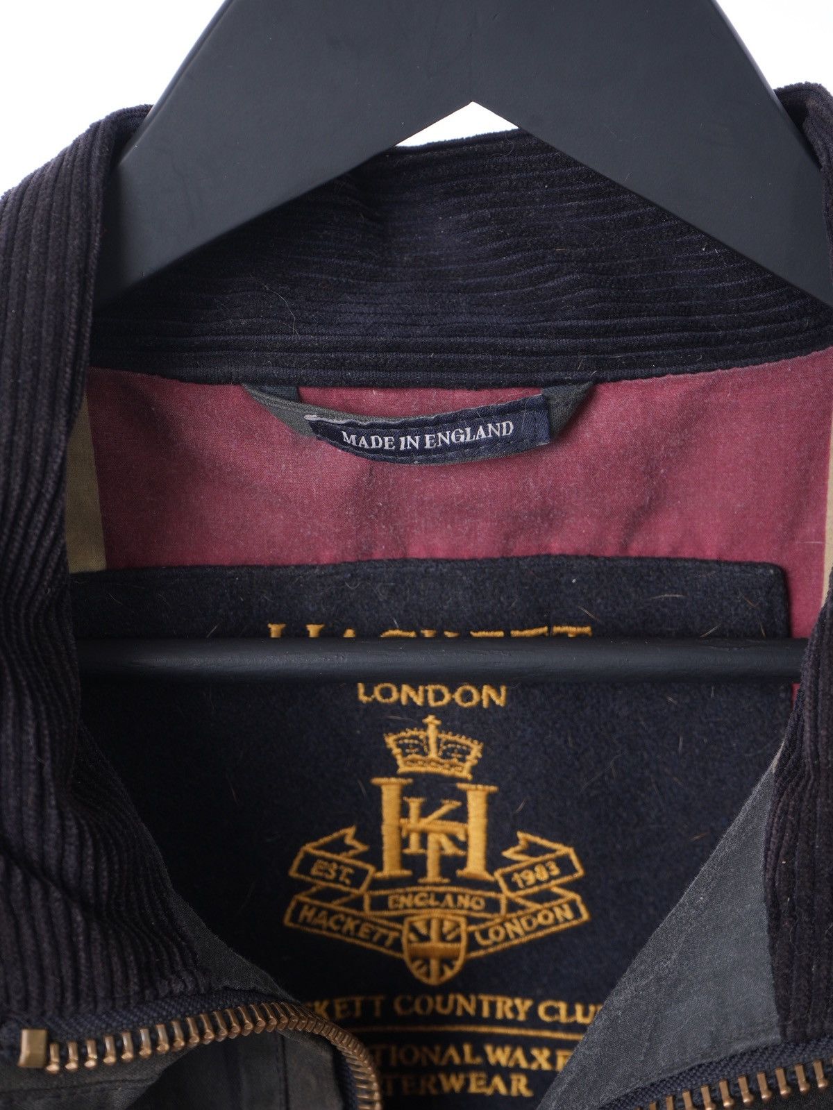 Hackett Hackett London England Wax Jacket Millerain size XXL Size US XXL / EU 58 / 5 - 4 Thumbnail