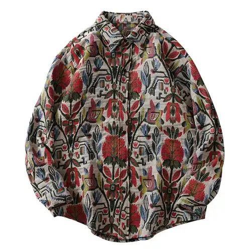 Other Southwestern Aztec Tribal Indian Button Shirt Size US XXL / EU 58 / 5 - 1 Thumbnail