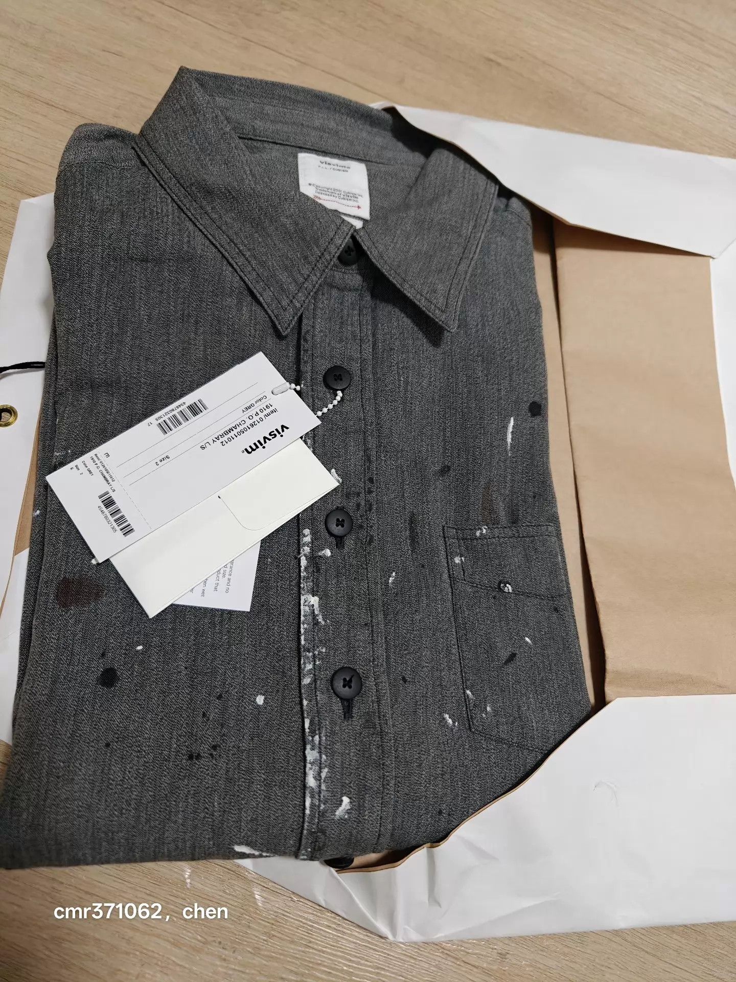 Visvim VISVIM 26SS 1910 P.O. CHAMBRAY L/S indigo 2 loose Size US M / EU 48-50 / 2 - 8 Thumbnail