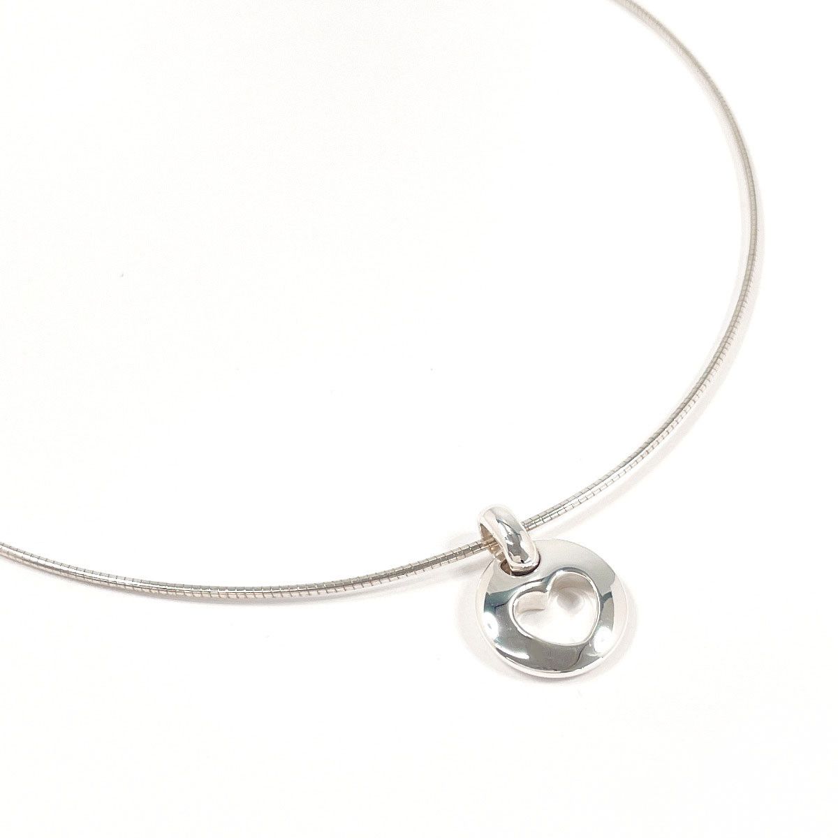 Tiffany & Co. Tiffany & Co. Tiffany & Co. Pierced Heart 925 Silver Necklace Precious Metal Necklace DUTY FREE for USA Size ONE SIZE - 1 Thumbnail