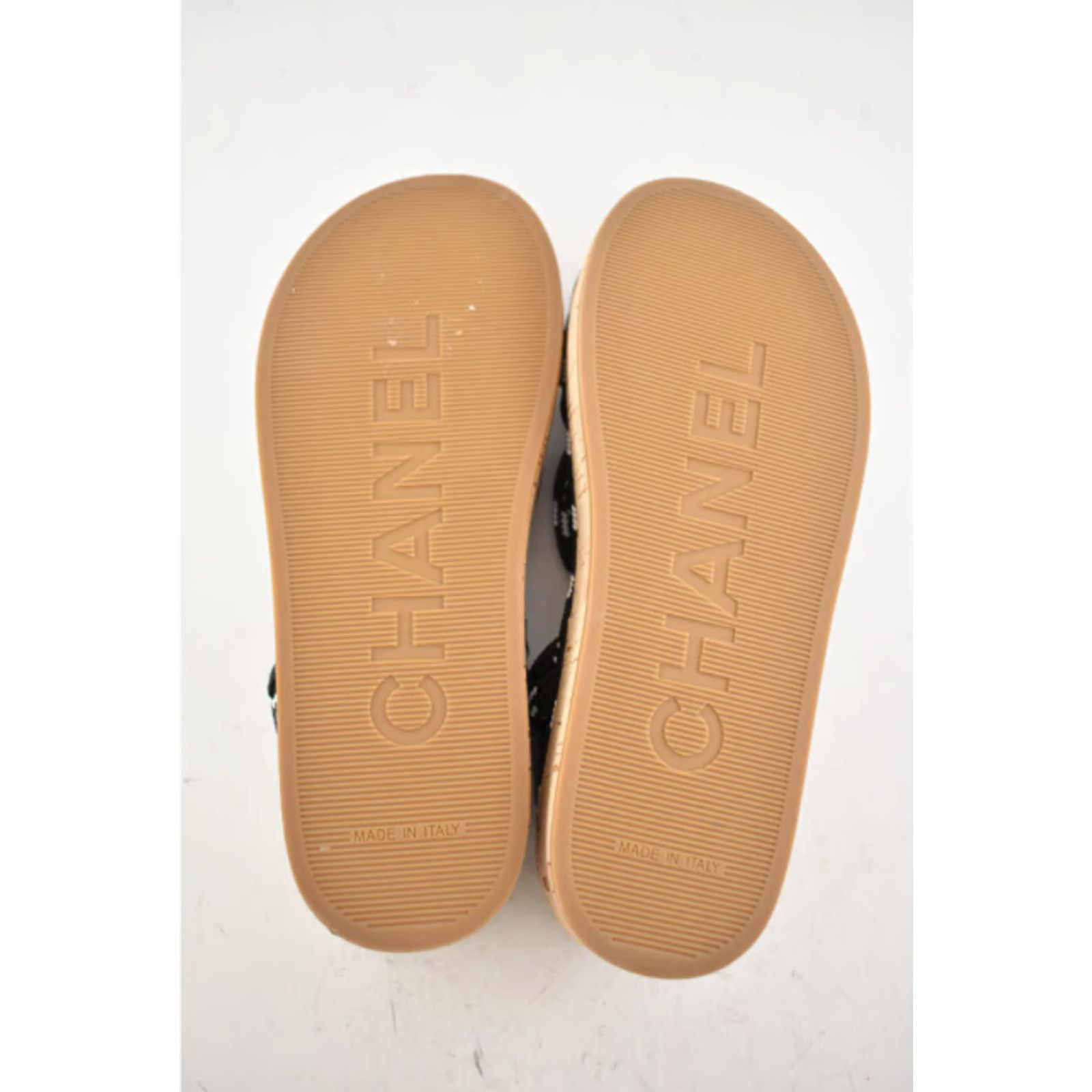 Chanel Chanel 20S White Black Cord Rope Quilted CC Logo Mule Size US 6 / IT 36 - 4 Thumbnail
