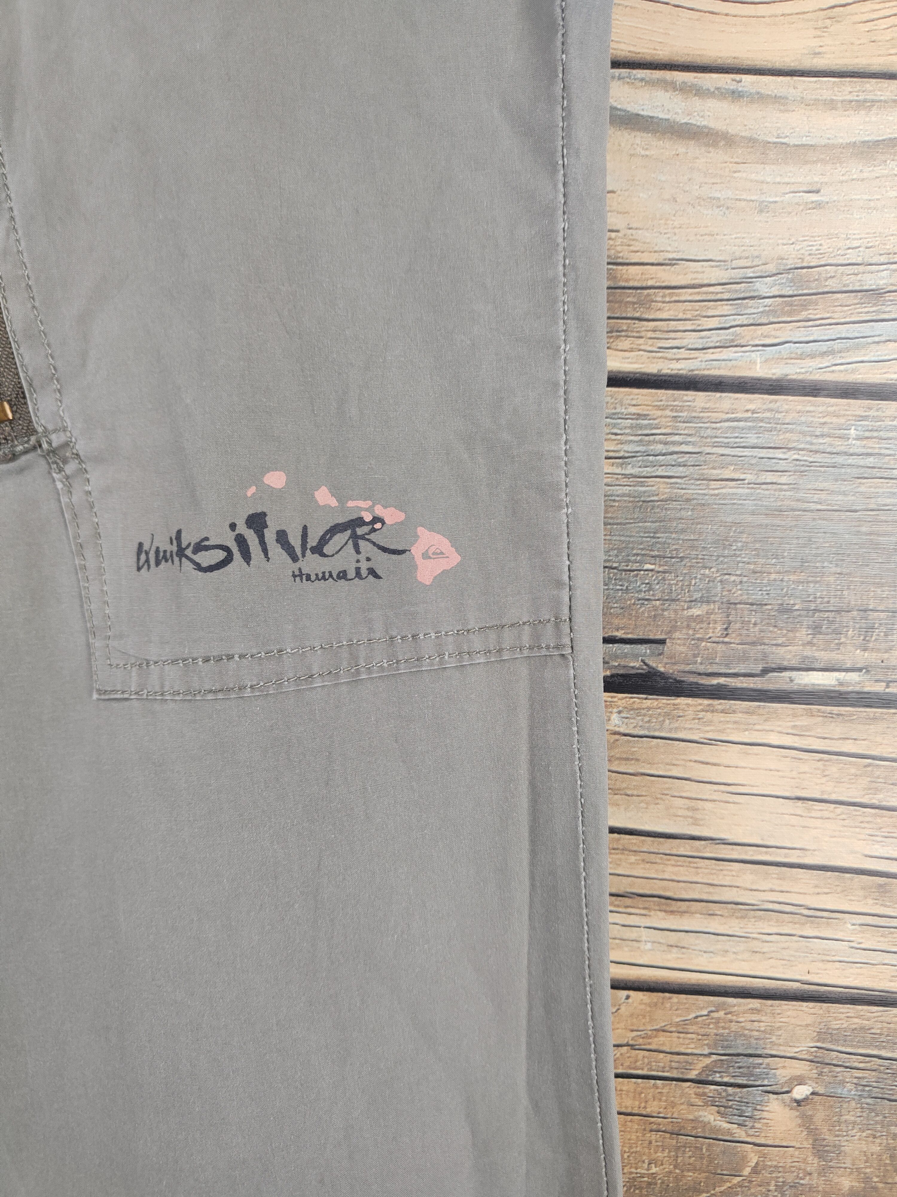 Quiksilver DL Quiksilver Army Green Multipocket Cargo Pants #46-791 Size US 35 - 5 Thumbnail