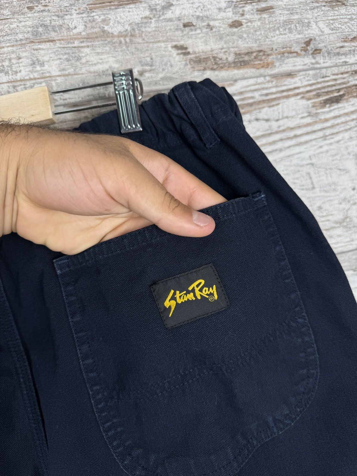 Stan Ray Mens Vintage Stan Ray Baggy pangs denim XL navy workwear usa Size US 36 / EU 52 - 13 Thumbnail