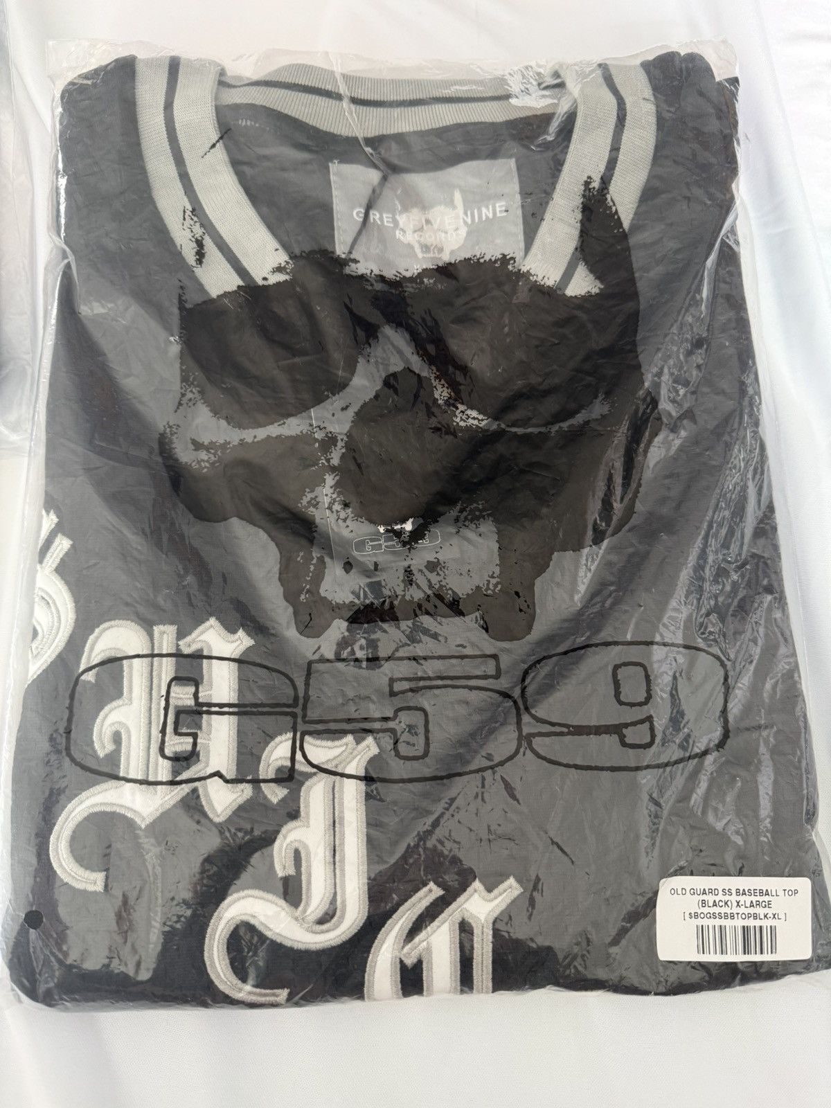 G59 Records $uicideboy$ G59 OLD GUARD SS BASEBALL TOP BLACK suicideboys Size US XL / EU 56 / 4 - 3 Thumbnail
