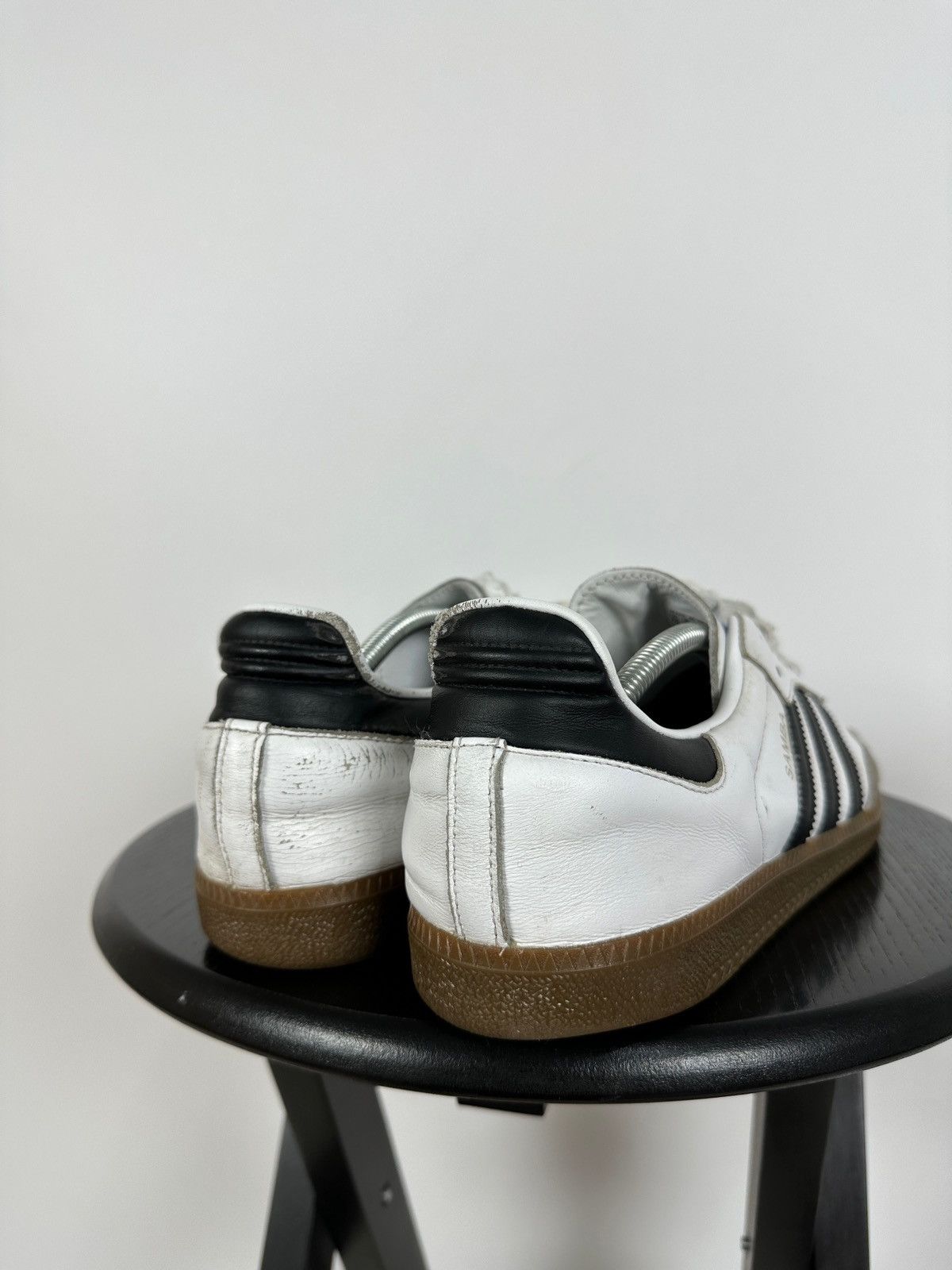 Adidas Vintage Adidas Samba Leather Low Top Sneakers Size US 13 / EU 46 - 8 Thumbnail