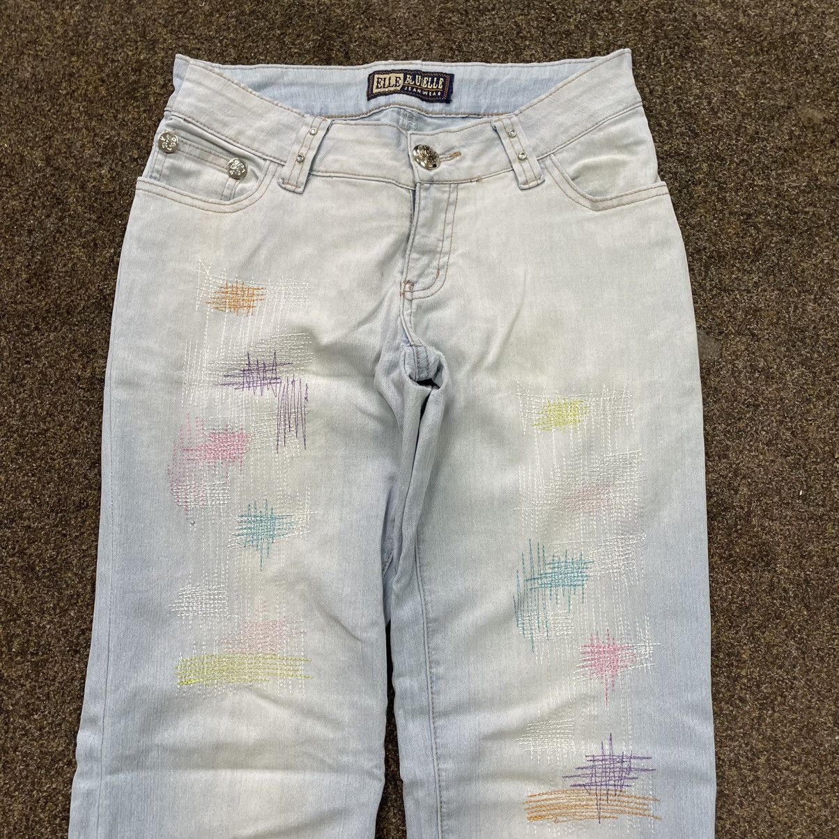 Vintage Vintage Y2K Baggy Wide Leg Flared Jeans Grunge Streetwear 33 Size 33" - 4 Thumbnail