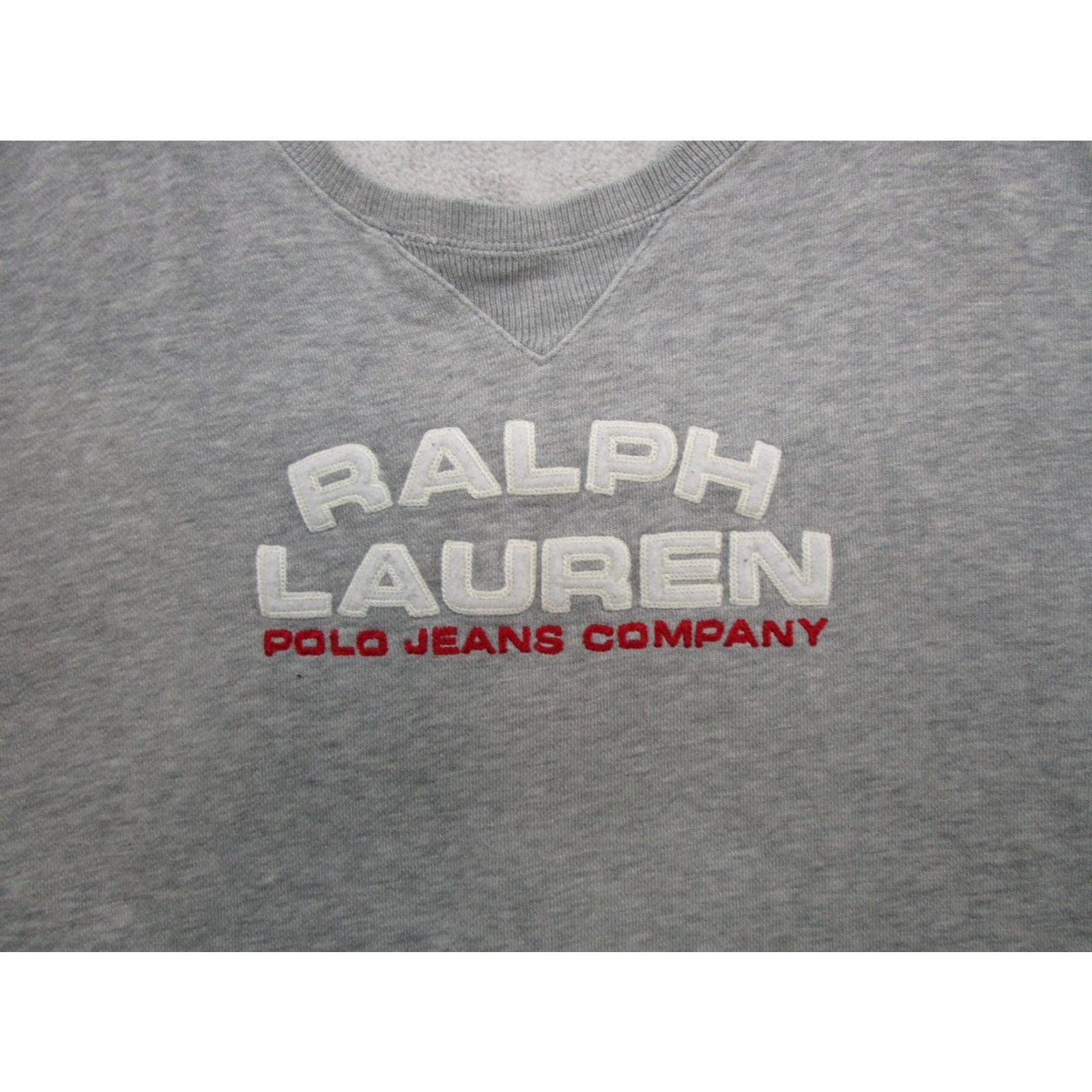 Polo Ralph Lauren VINTAGE Ralph Lauren Polo Jeans Company Sweatshirt Embroidered 90s Grey Mens M Hooded Pullover Read 90s Decade Size US M / EU 48-50 / 2 - 3 Thumbnail