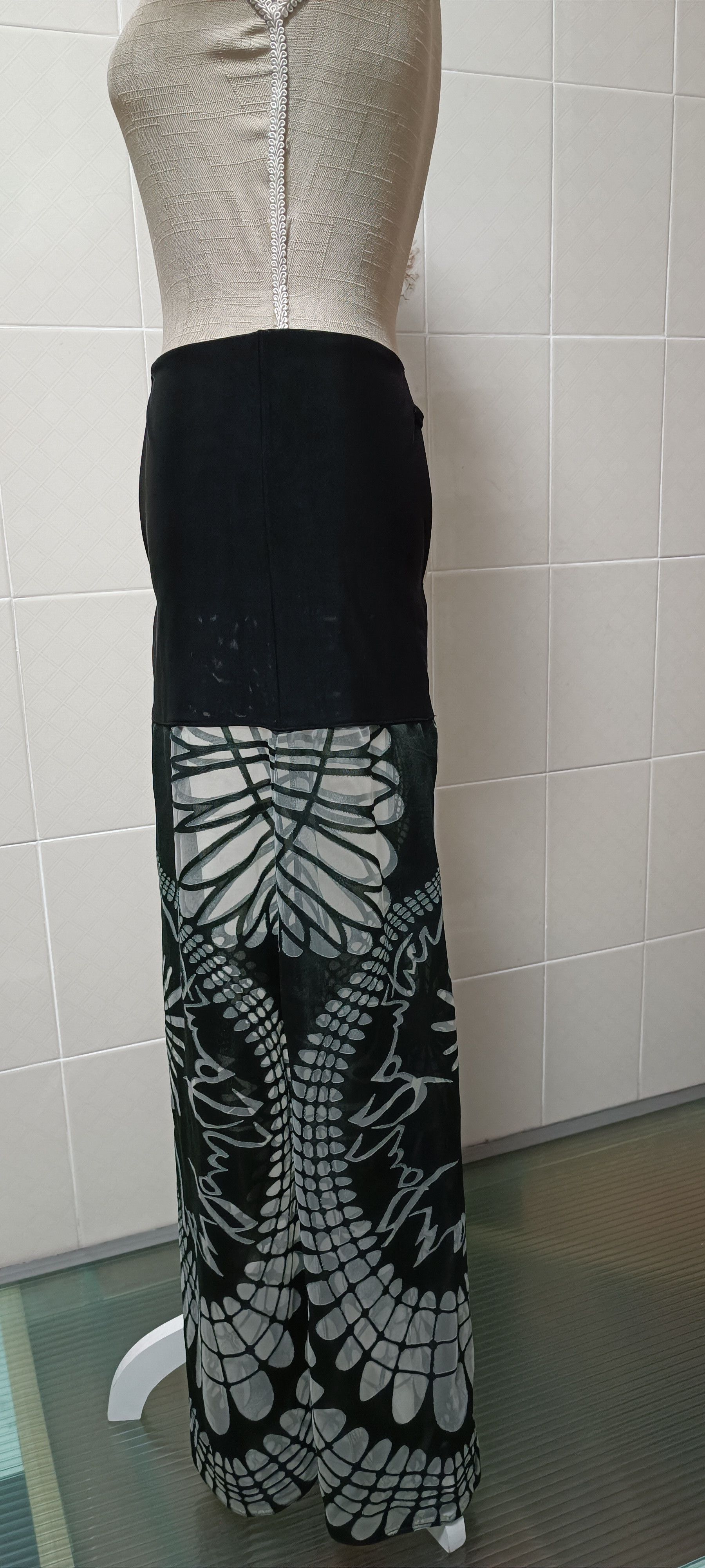 Jean Paul Gaultier Maxi skirt - Gothic style Size 27" / US 4 / IT 40 - 4 Thumbnail