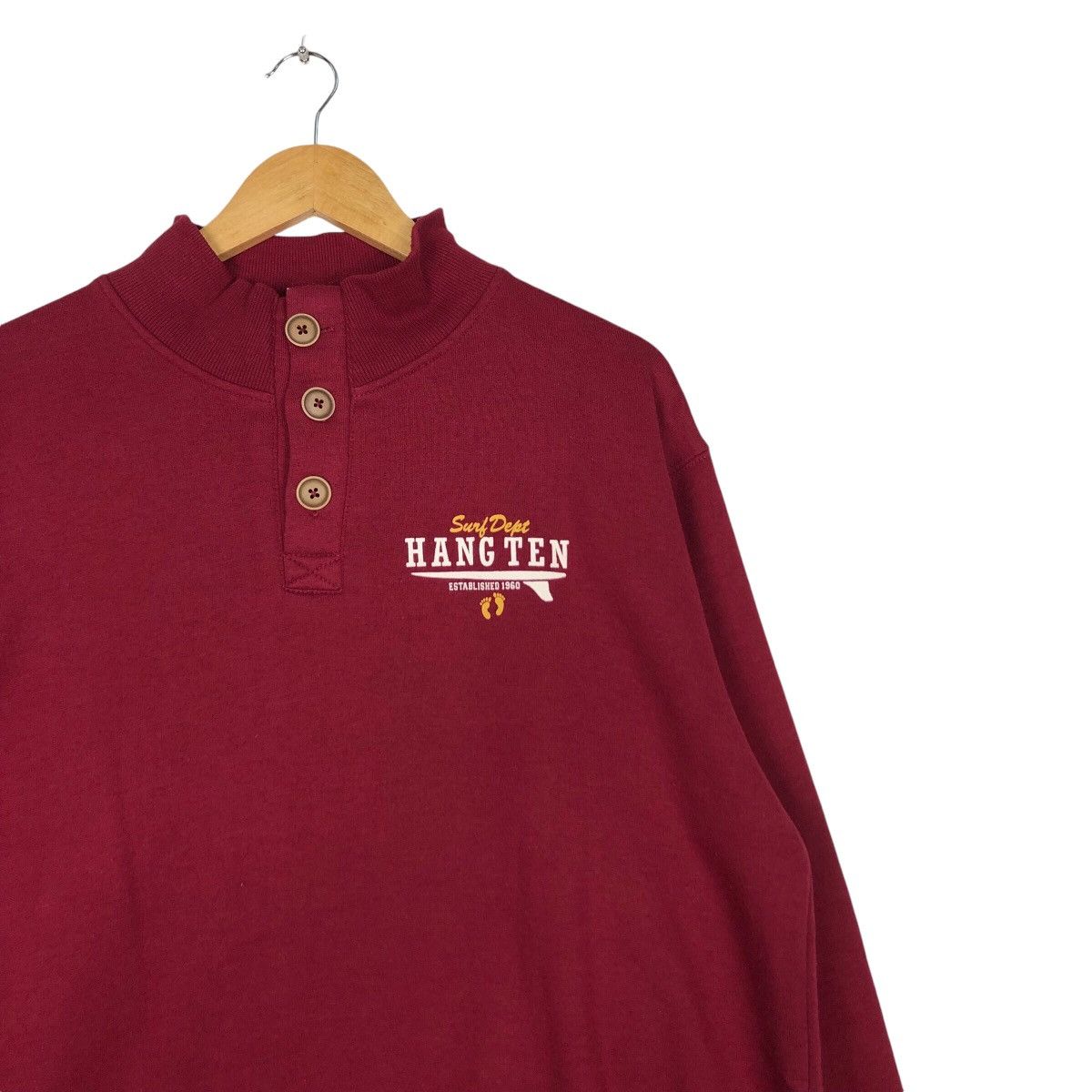 Hang Ten Vintage Hang Ten Pullover Sweatshirt Jumper Rare Size US M / EU 48-50 / 2 - 5 Thumbnail