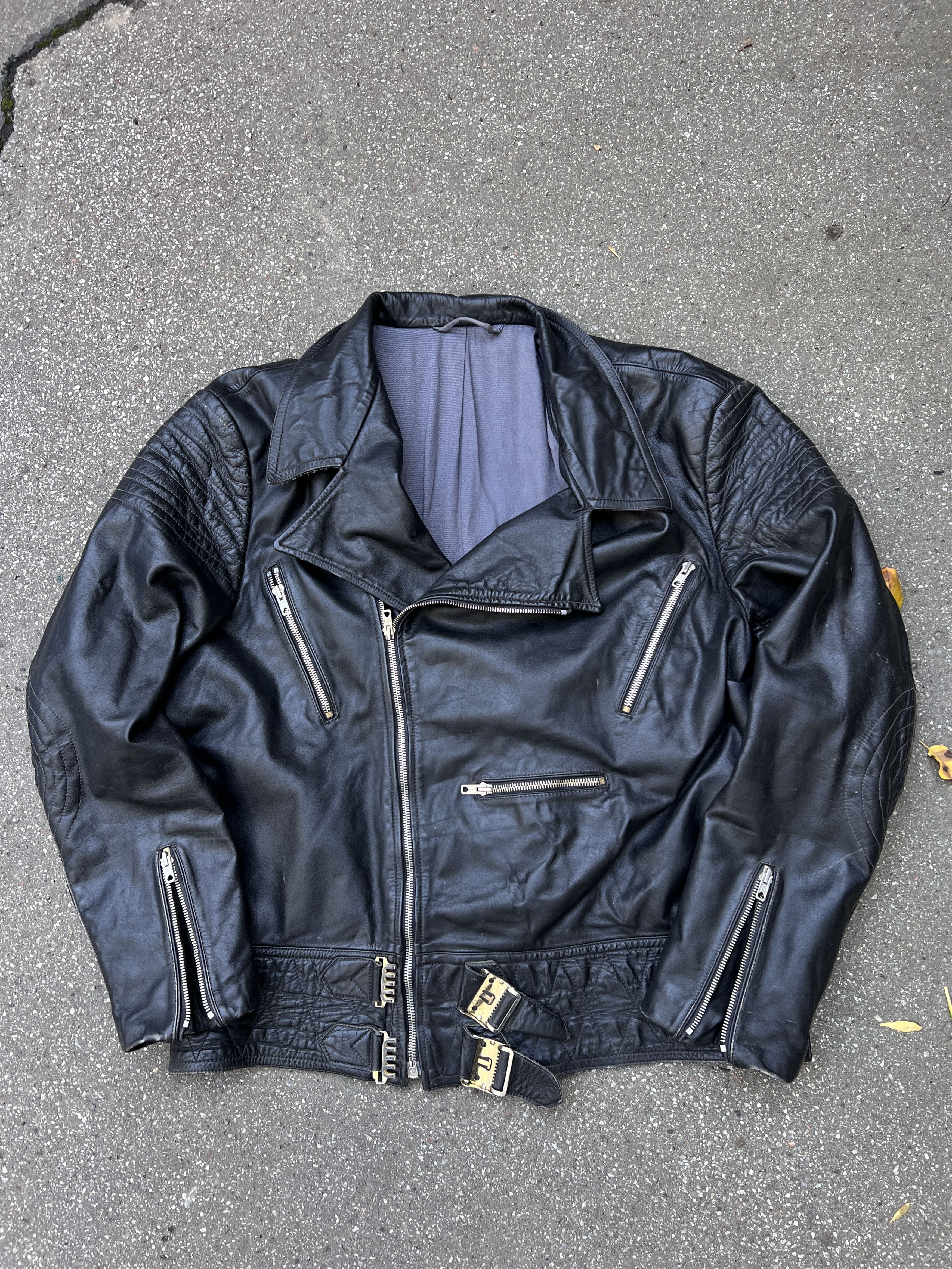 Hysteric Glamour Vintage leather jacket rick owens balenciaga LGB style y2k Size US L / EU 52-54 / 3 - 16 Thumbnail