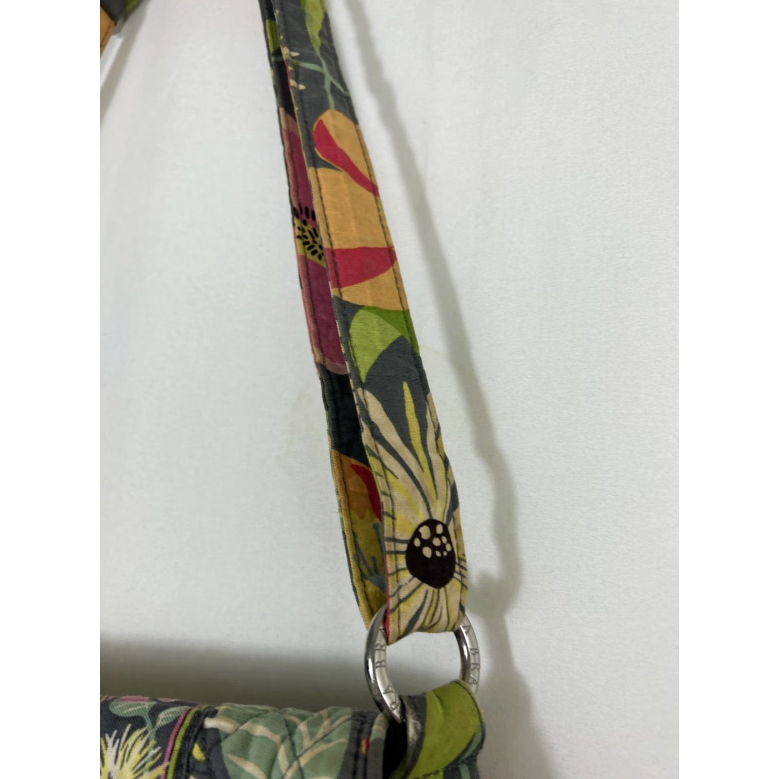 Vera Bradley Vera Bradley Crossbody Purse Women Multicolor Floral Cotton Blue Hardware 13x10x4 Size ONE SIZE - 7 Thumbnail