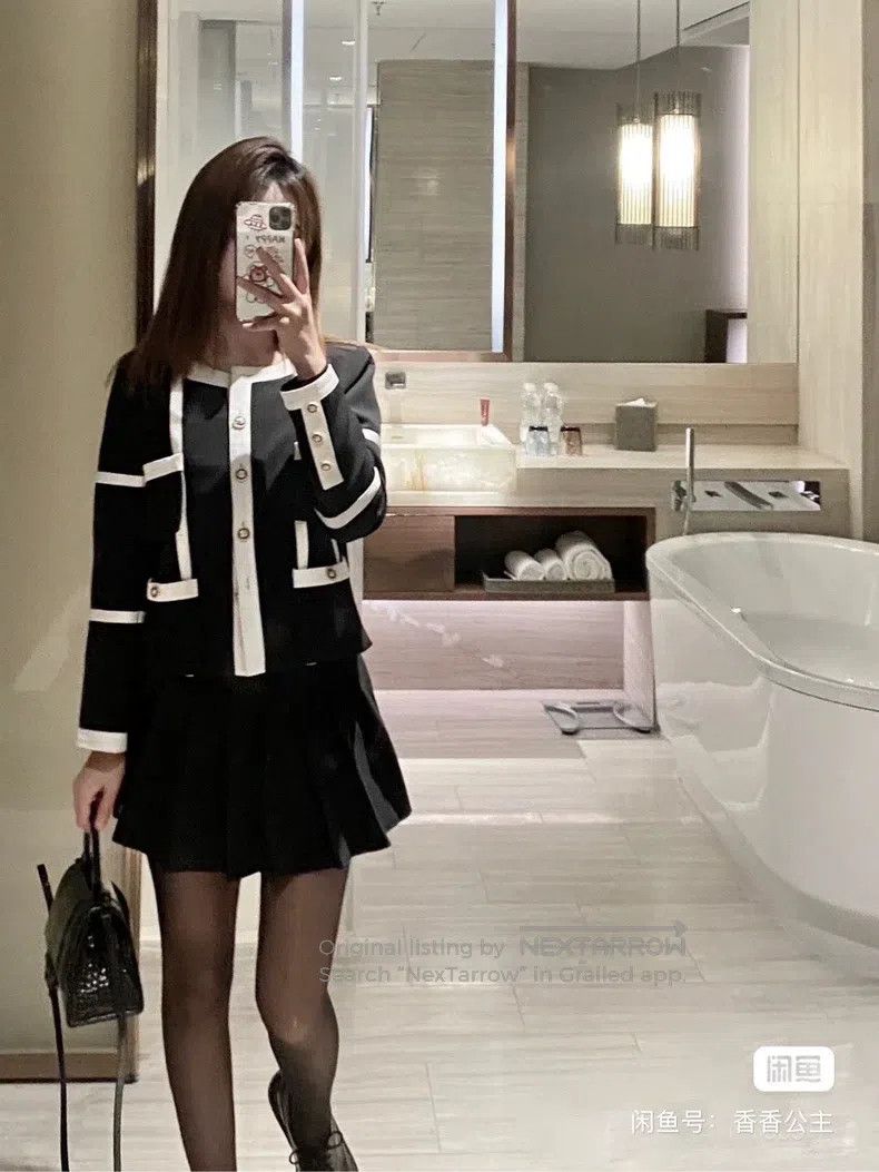 Chanel Chanel Black and white coat Size XXS / US 00 / IT 34 - 5 Thumbnail