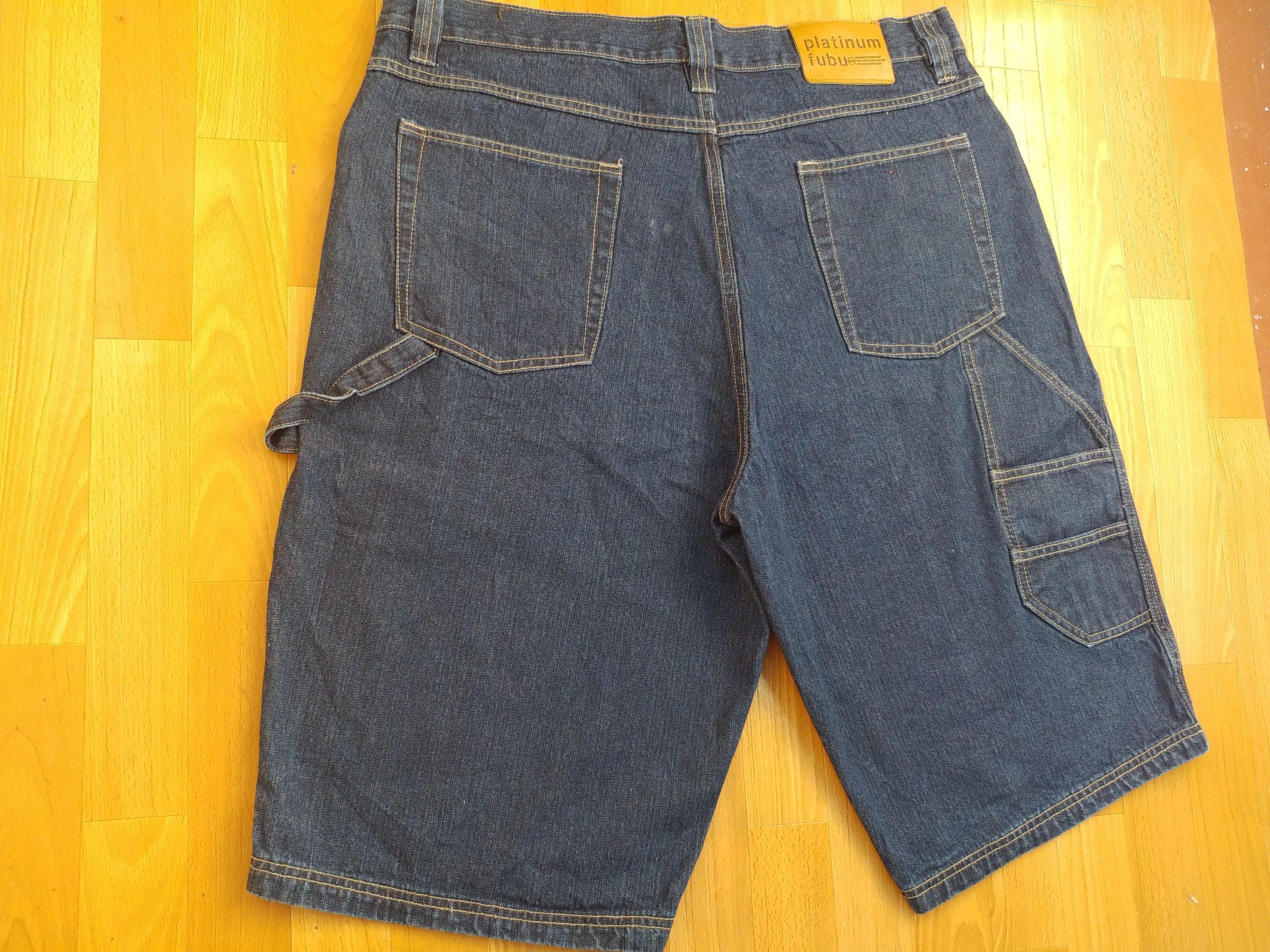 Fubu Platinum FUBU jeans shorts, old school vintage baggy 40 Size US 40 / EU 56 - 2 Thumbnail