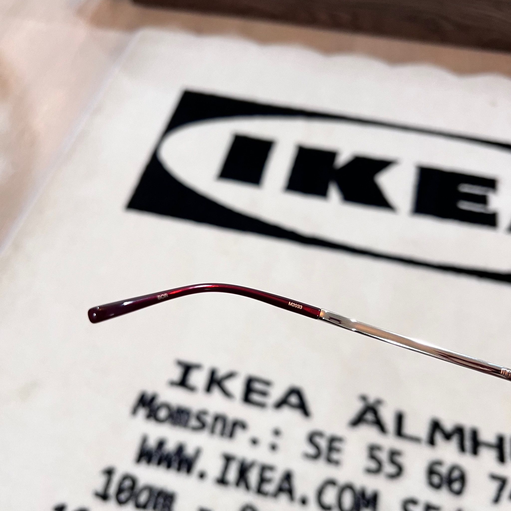 Matsuda Matsuda M2033 Round Eyeglasses in Burgundy / Dirty Red Size ONE SIZE - 8 Thumbnail