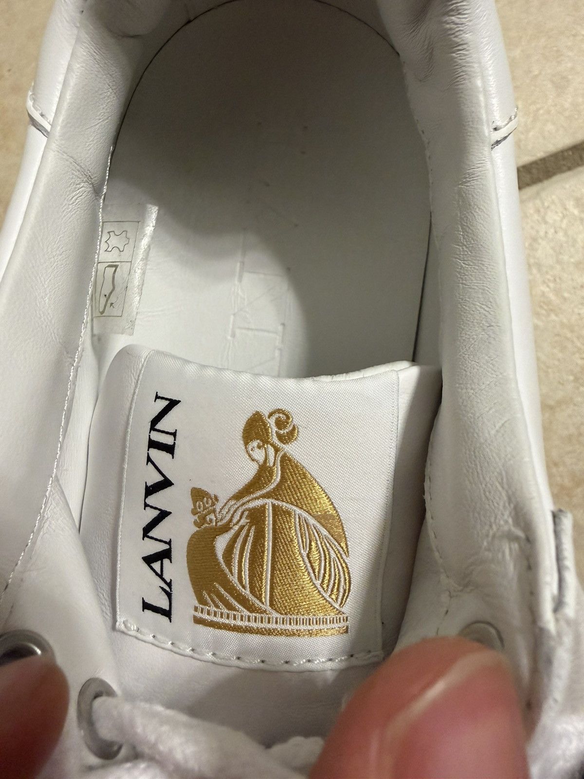 Lanvin Lambin DDB0 Platform Sneakers Size US 5 / IT 35 - 6 Thumbnail
