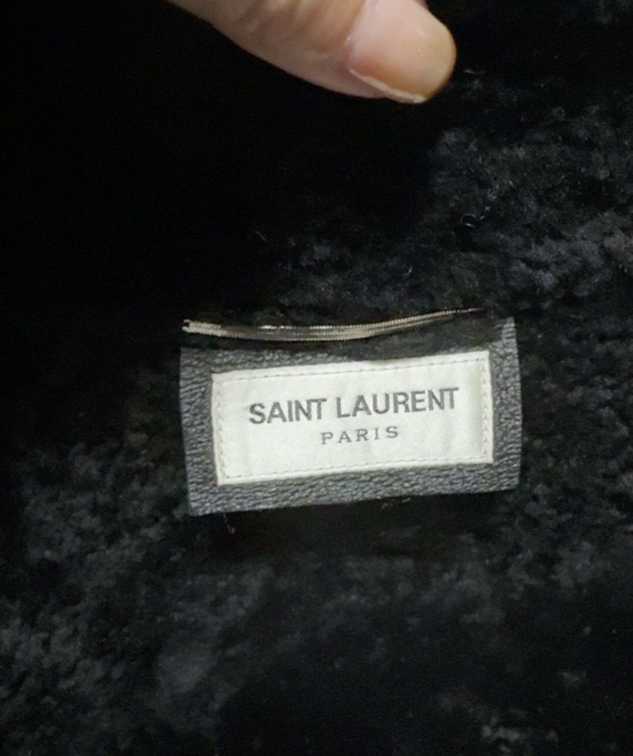 Saint Laurent Paris × Yves Saint Laurent Saint Laurent collar pilot fur one-piece jacket2412- Size US S / EU 44-46 / 1 - 8 Thumbnail