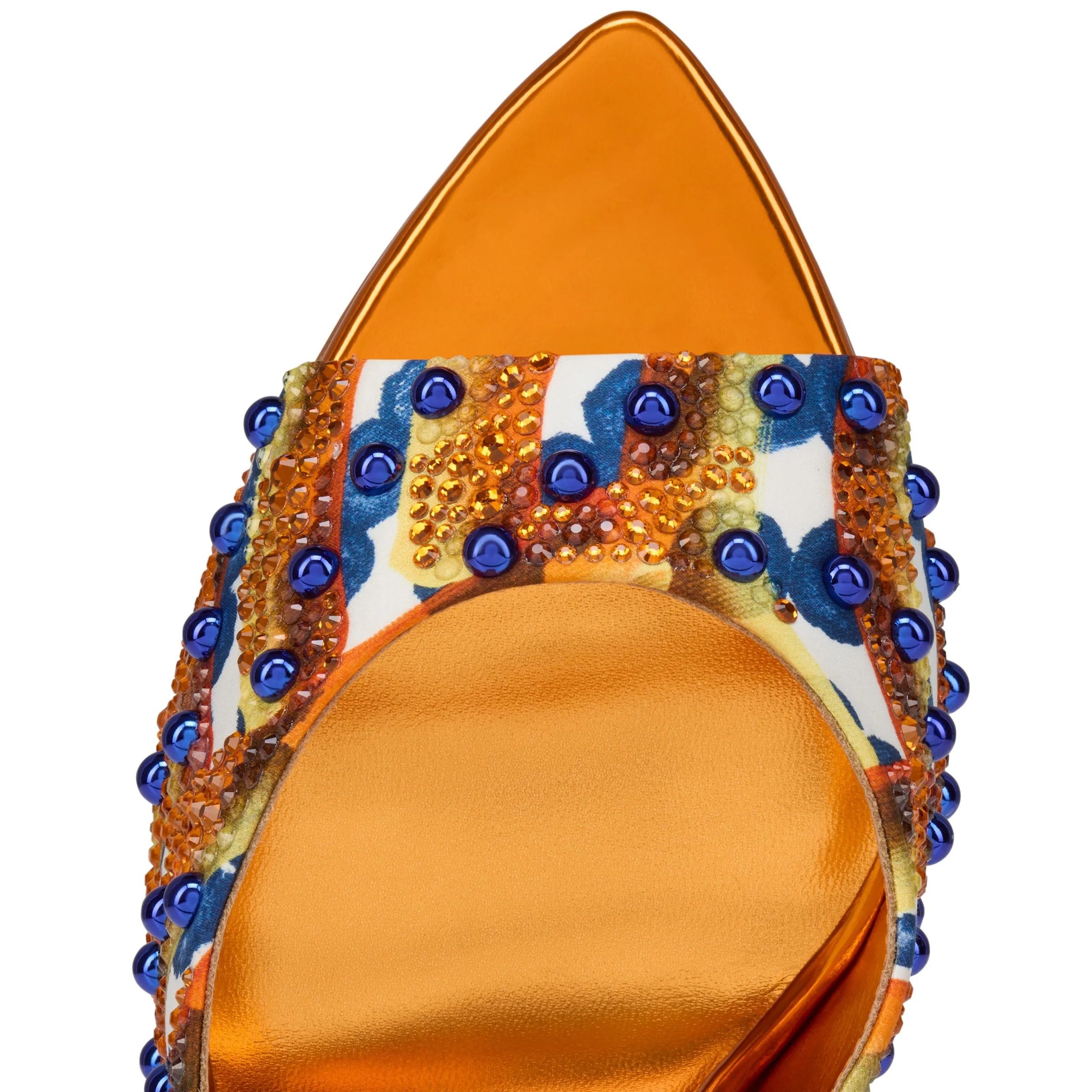 Christian Louboutin os11x0526 Miss Z 100mm Mules Gaagal Sphere in Multicolor Size US 7 / IT 37 - 5 Thumbnail