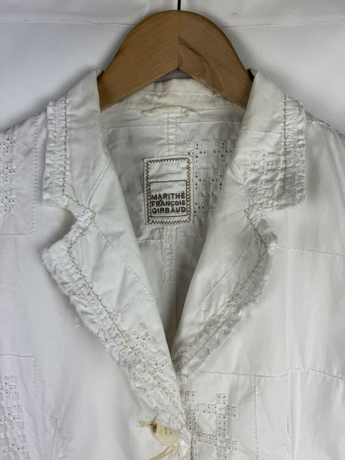 Marithe + Francois Girbaud Marithe Francois Girbaud Vintage Avant-Garde Blazer Jacket Size L / US 10 / IT 46 - 8 Thumbnail