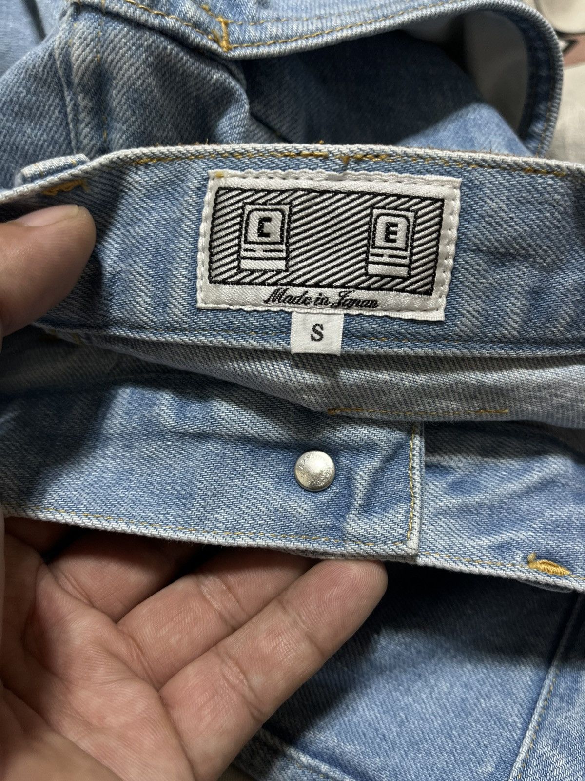 Cav Empt CAV EMPT SPLIT DESIGN WASHED DENIM PANTS Size US 30 / EU 46 - 8 Thumbnail