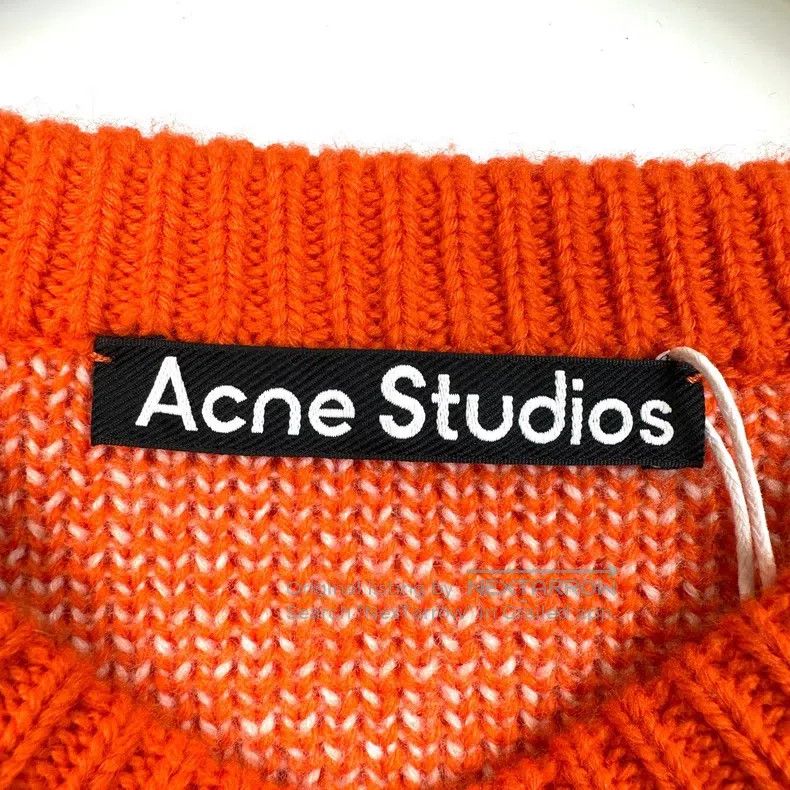Acne Studios Acne Studios Orange Bullet Screen Printed Smile White Labe Size S / US 4 / IT 40 - 4 Thumbnail
