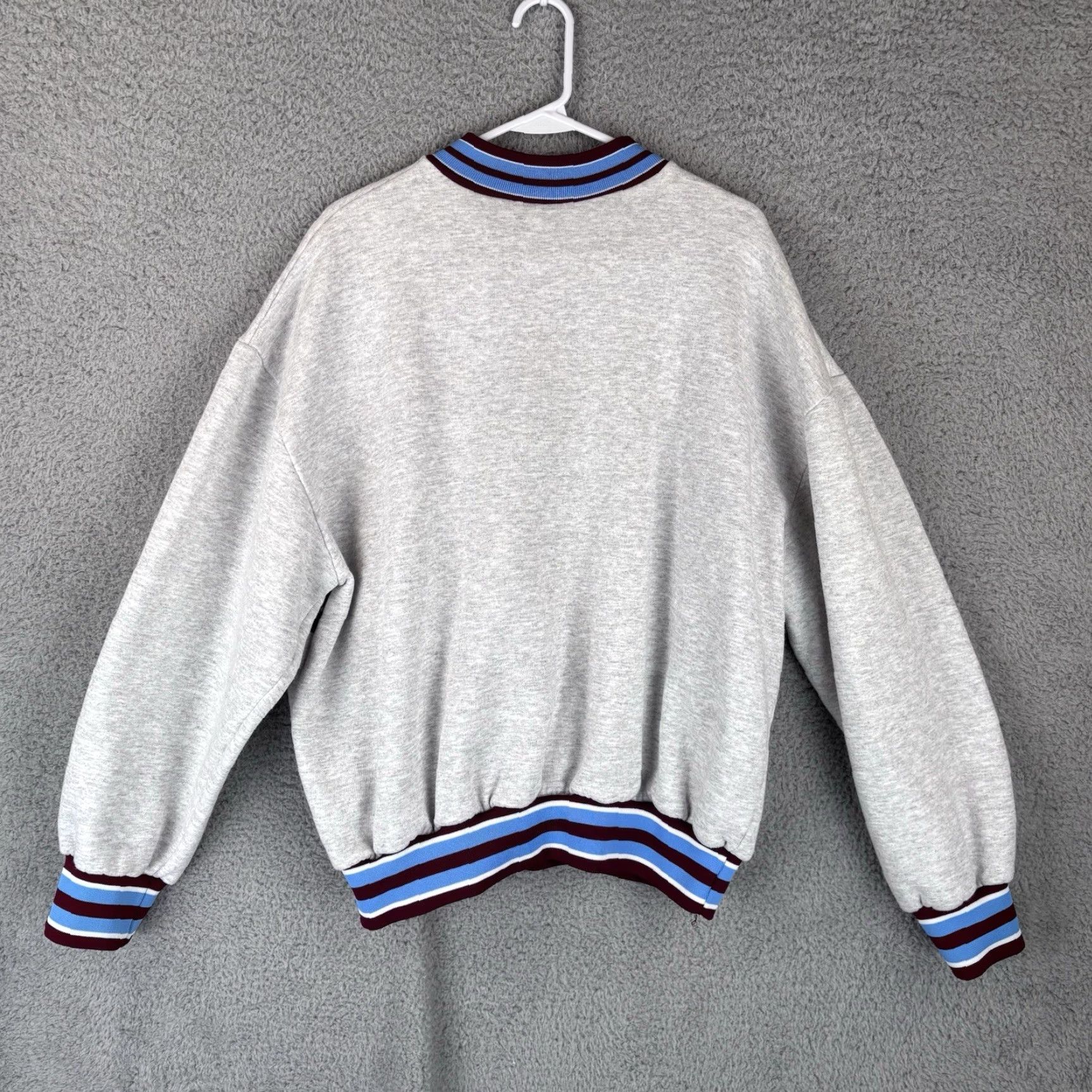 Vintage VINTAGE Varsity Sweatshirt Womens XL Cheer Mustangs Heather Gray 80s Made USA Size XL / US 12-14 / IT 48-50 - 5 Thumbnail