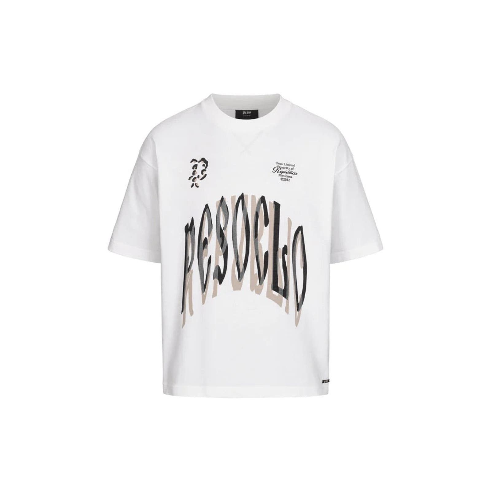 image of Peso Republic T Shirt in White, Men's (Size Small)