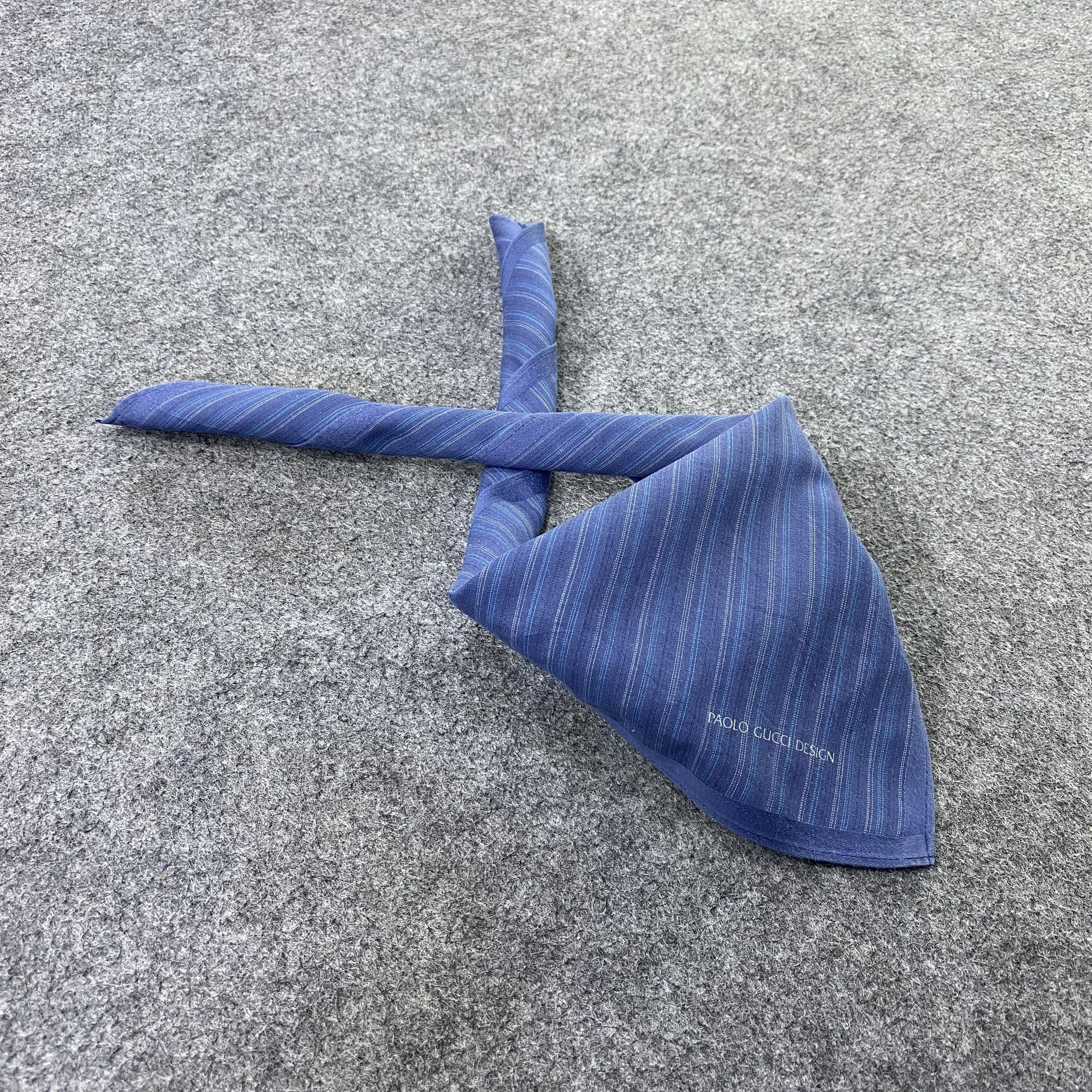 Paolo Gucci Paolo Gucci Handkerchief Neckerchief Bandana-B1993 Size ONE SIZE - 1 Thumbnail