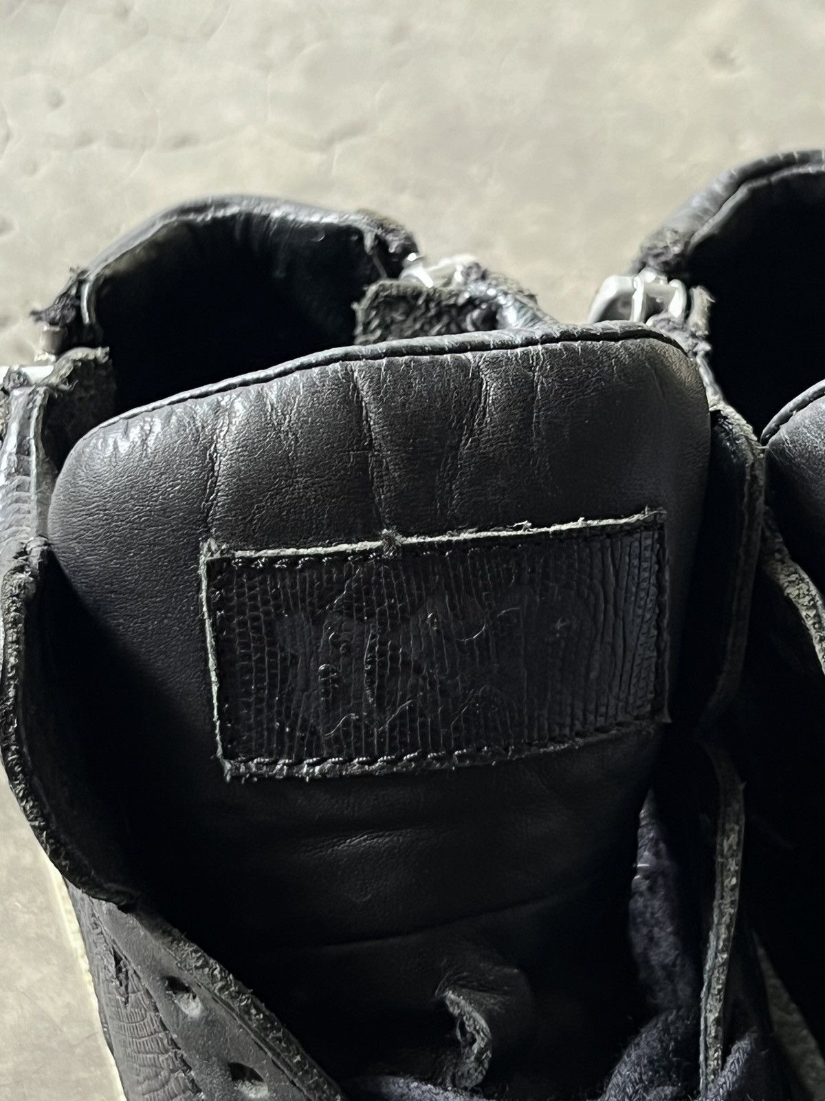 ASH Ash Black Leather High Top Sneakers Size US 7 / IT 37 - 3 Thumbnail