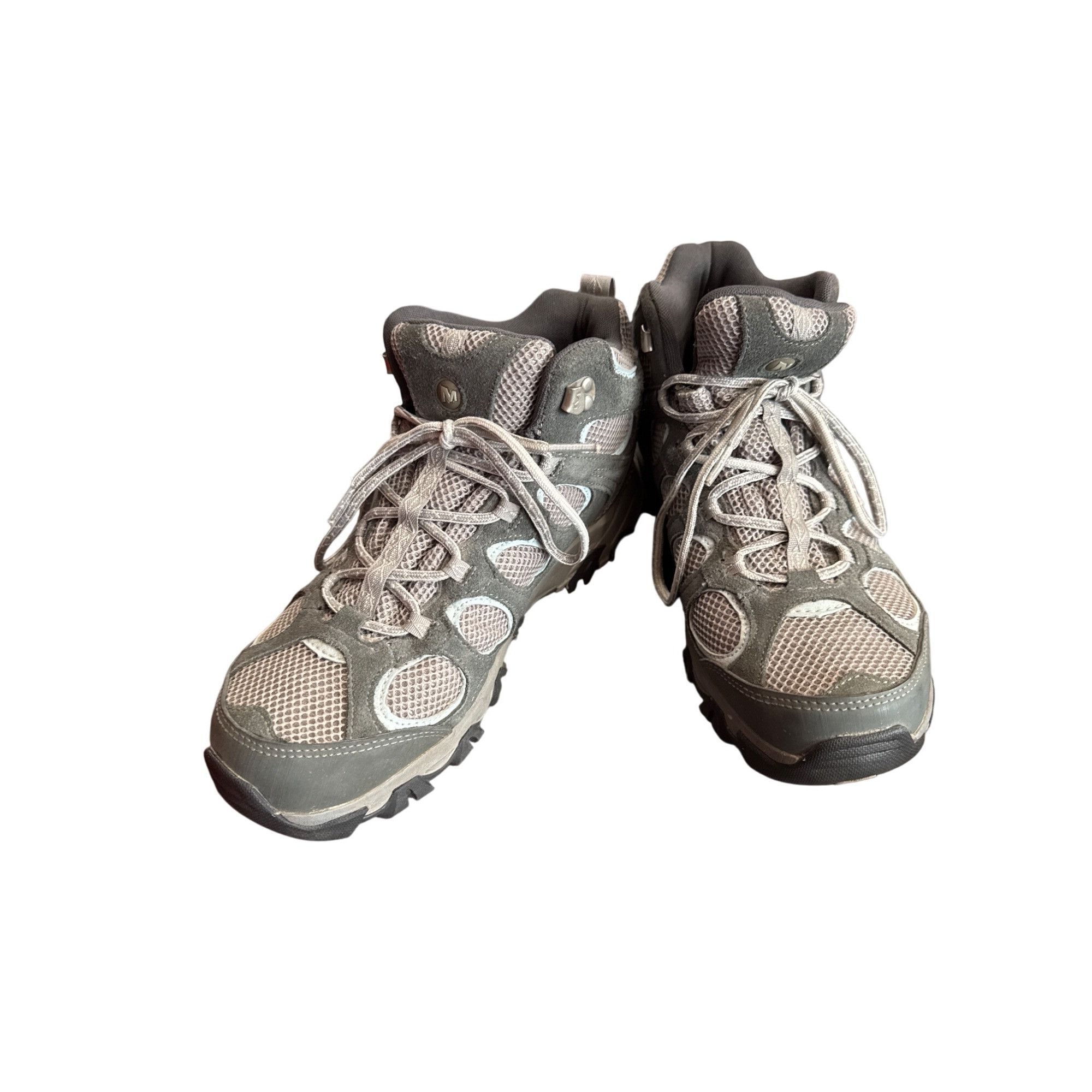 Merrell Merrell Womens Gray High Top Hiking Shoes Sneakers Size 9.5 Size US 9.5 / IT 39.5 - 13 Thumbnail