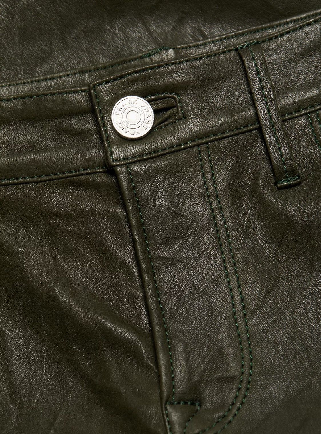 Frame Le Crop Mini Boot Leather Pant Size 30" / US 8 / IT 44 - 4 Thumbnail