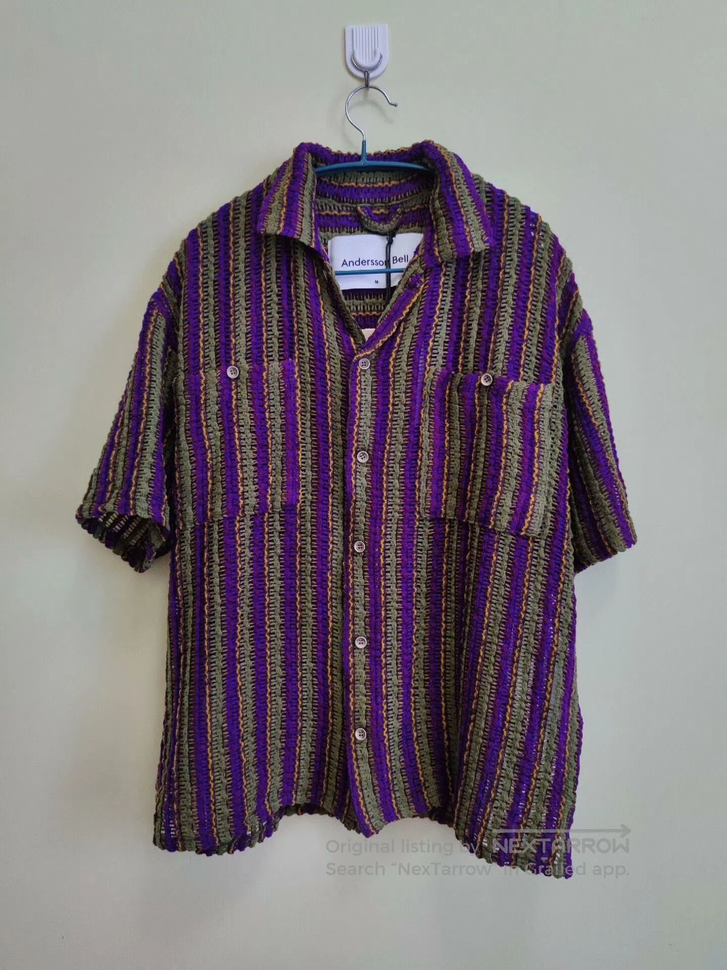 Andersson Bell Andersson Bell Men's Short Sleeve Shirt. Size US M / EU 48-50 / 2 - 2 Thumbnail