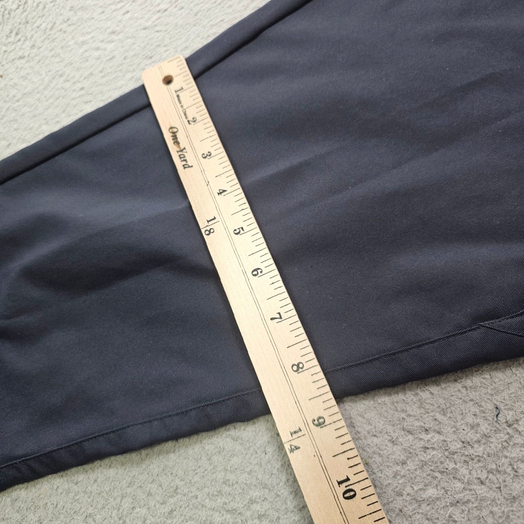 Vintage Jack Archer Pants Mens Size 31x34 Deep Blue Jetsetter Stretch Chino Tapered Regular Everyday Casual Size US 31 - 6 Thumbnail