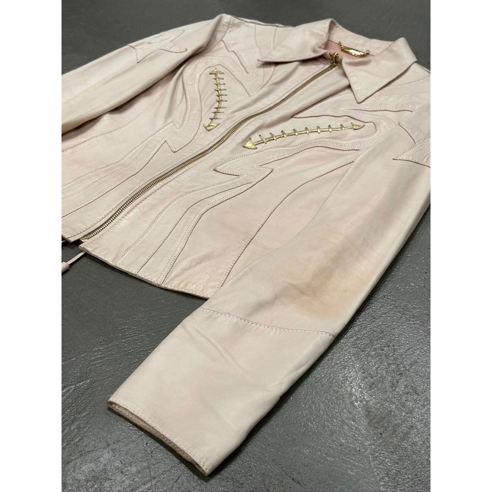 Roberto Cavalli S/S2005 Roberto Cavalli runway western leather jacket Size US S / EU 44-46 / 1 - 7 Thumbnail