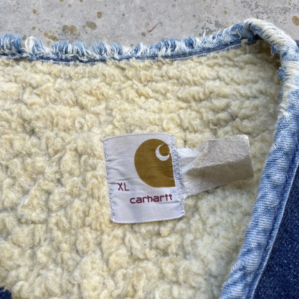 Carhartt Vintage denim blue Carhartt Sherpa vest Size US XL / EU 56 / 4 - 5 Thumbnail