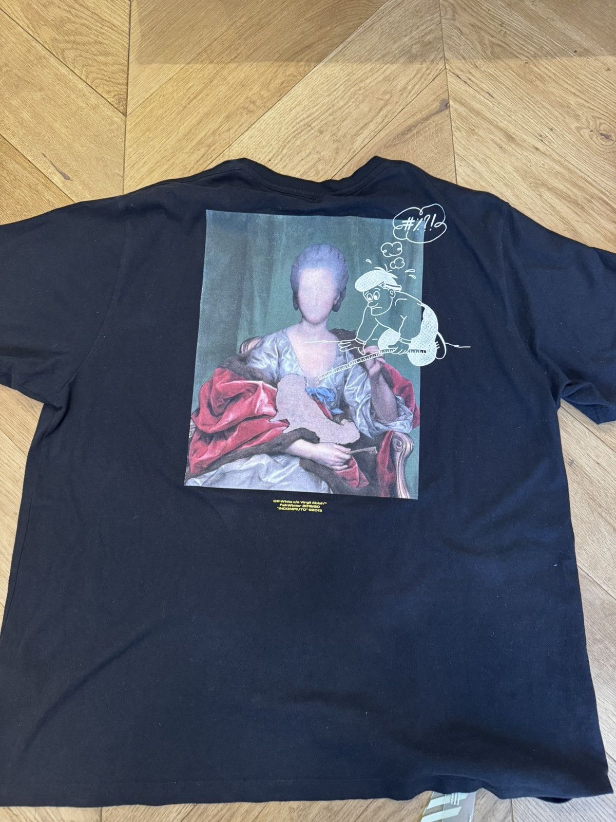 Off-White Off-White Fall-Winter 2019/20 T-Shirt “INCOMPIUTO” Size US L / EU 52-54 / 3 - 2 Thumbnail