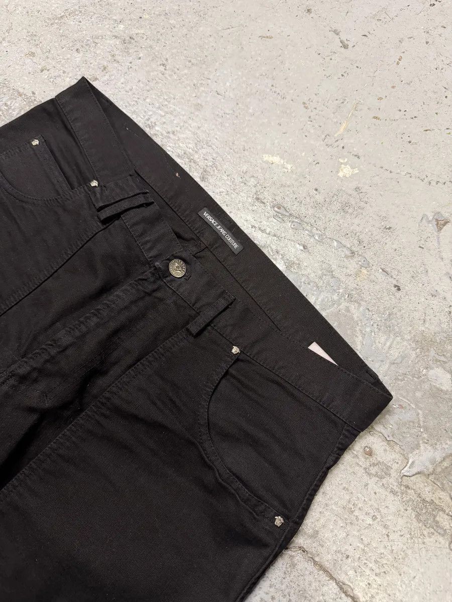 Versace AW2003 Versace Black Utility Cargo Pants Size US 33 - 10 Thumbnail