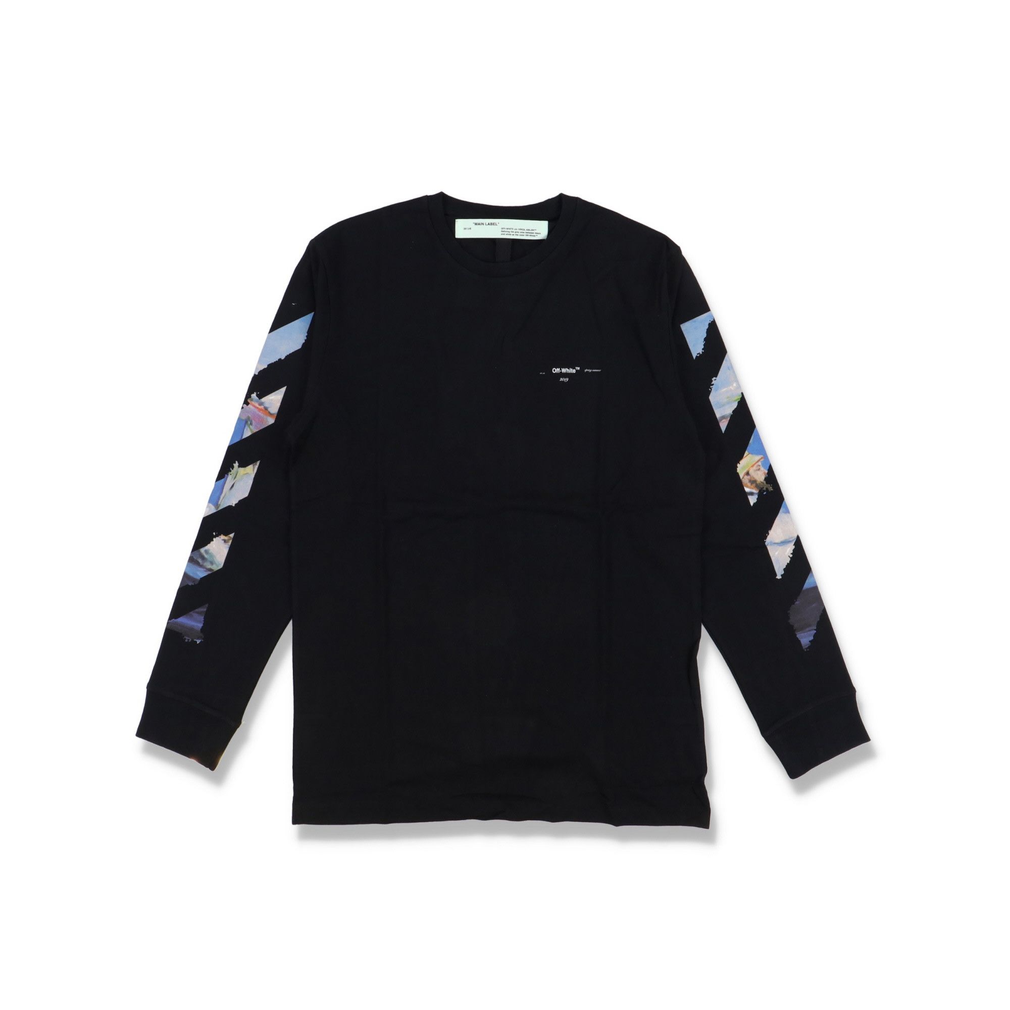 Off-White Black Painting Arrows Long Sleeve T-Shirt Size US XXS / EU 40 - 5 Thumbnail