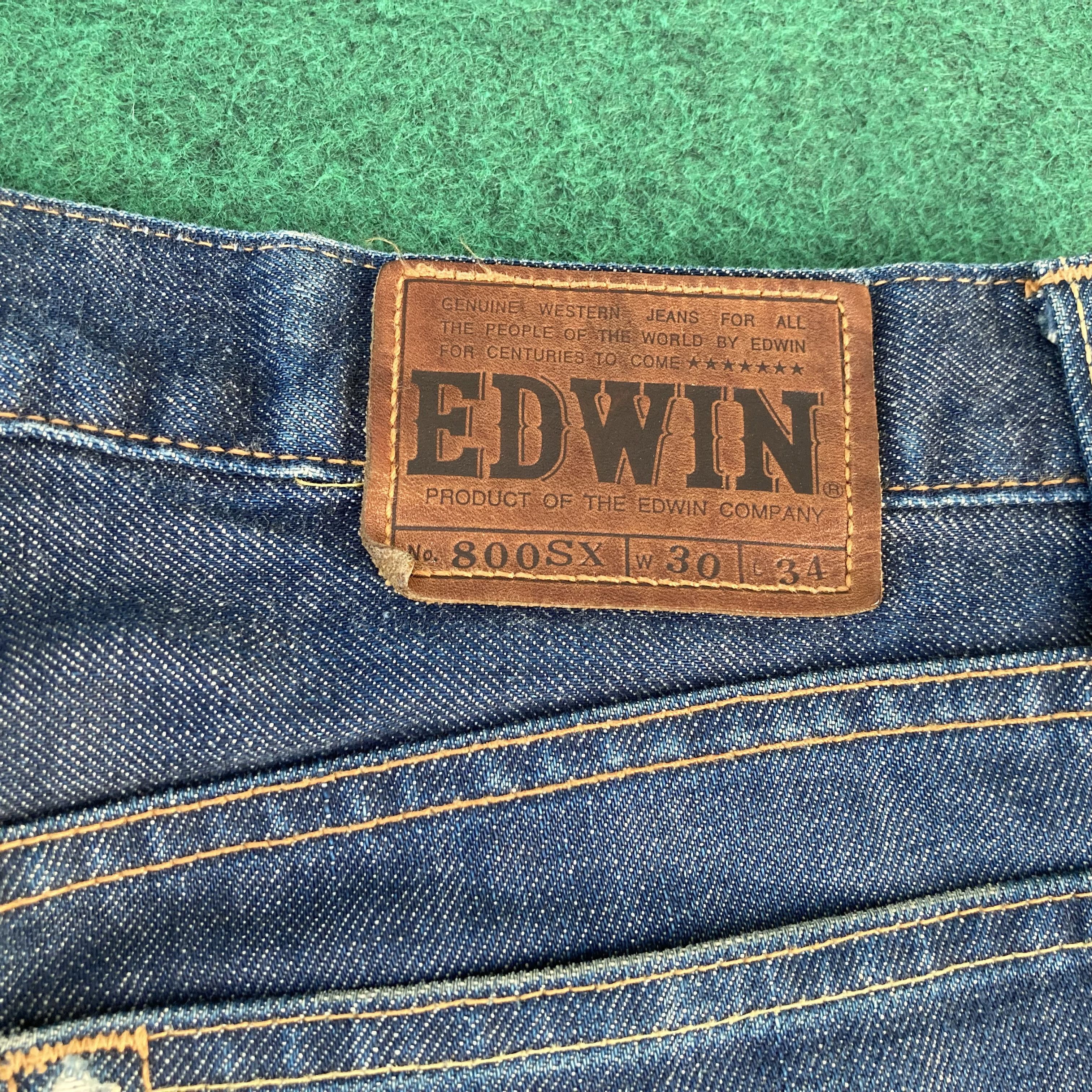 Edwin 29x31.5 Vtg Edwin 800SX Wide Flared Denim Bootcut Jeans Size US 29 - 11 Thumbnail