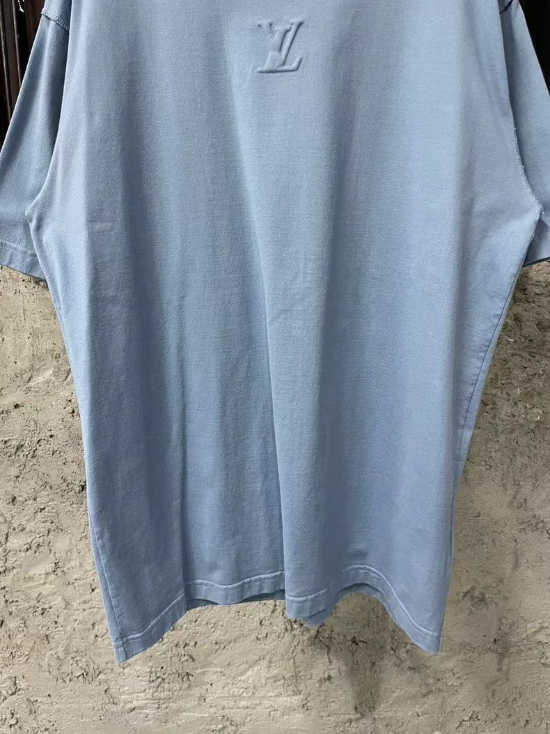 Louis Vuitton Louis Vuitton Blue Short Sleeve Shirt -2505 Size US XL / EU 56 / 4 - 5 Thumbnail
