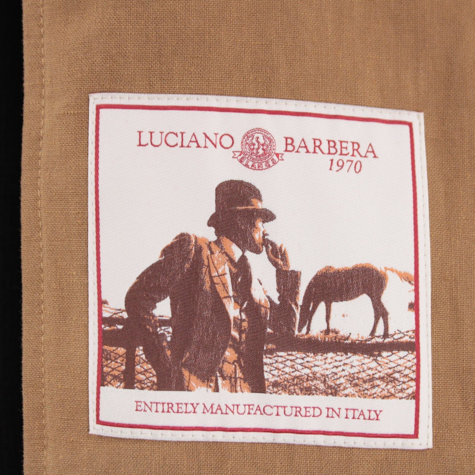 Luciano Barbera Luciano Barbera Jacket Size M US In Brown Linen Size US M / EU 48-50 / 2 - 8 Thumbnail
