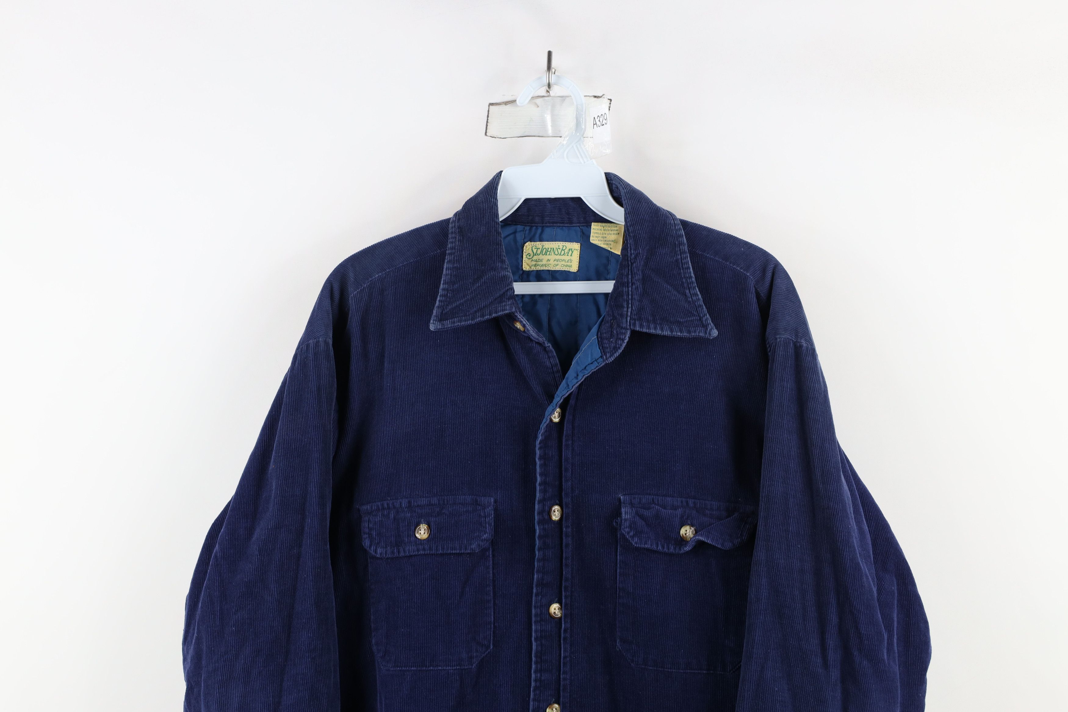 Vintage Vintage 70s Streetwear Corduroy Shirt Jacket Jac Shirt Size US L / EU 52-54 / 3 - 2 Thumbnail