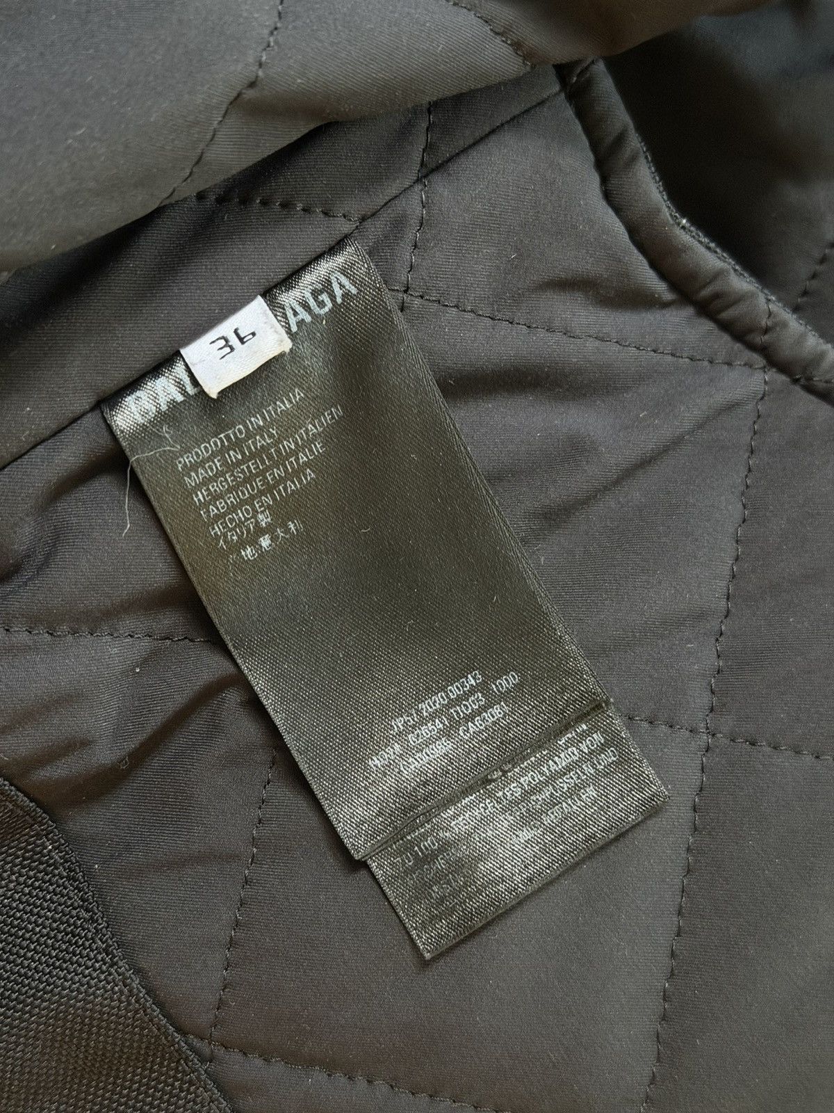 Balenciaga BALENCIAGA RUNWAY BLACK OVERSIZE UPSIDE DOWN PARKA JACKET Size US M / EU 48-50 / 2 - 7 Thumbnail