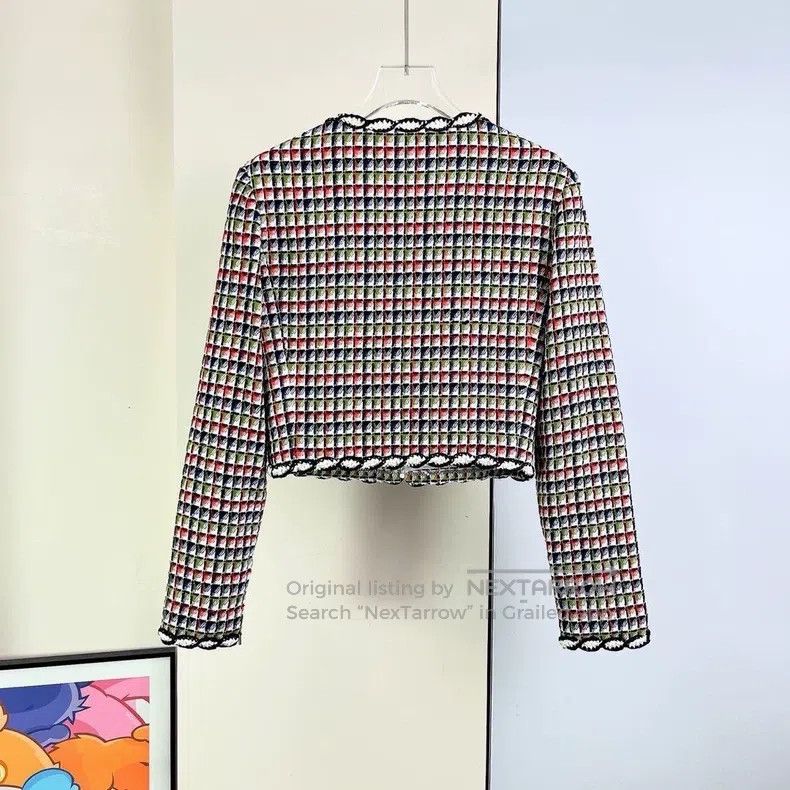 Chanel Chanel 25C colour plaid black and white twisted flower loc Size XS / US 0-2 / IT 36-38 - 3 Thumbnail