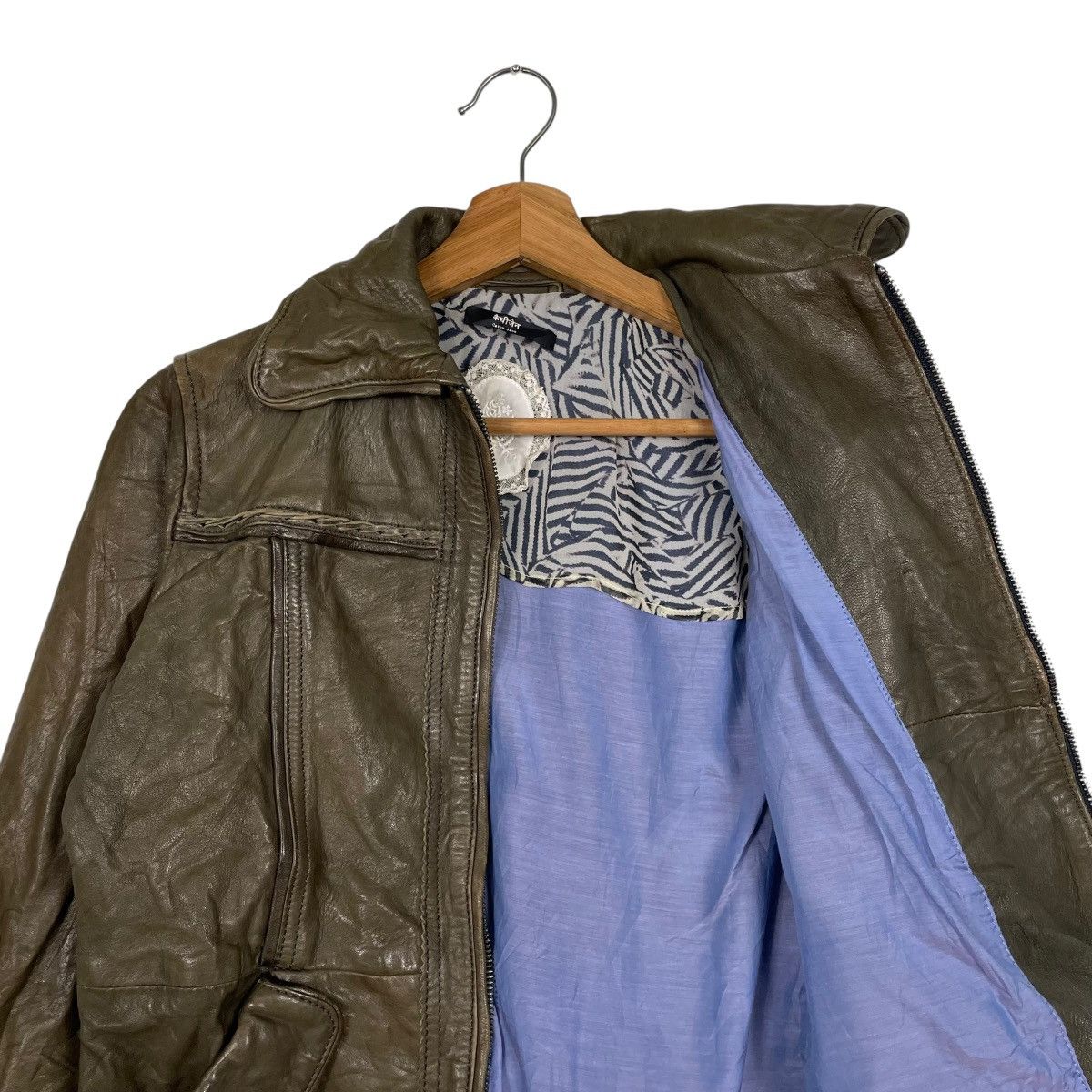 Other Cathy Jane Women Leather Jacket Size M / US 6-8 / IT 42-44 - 10 Thumbnail
