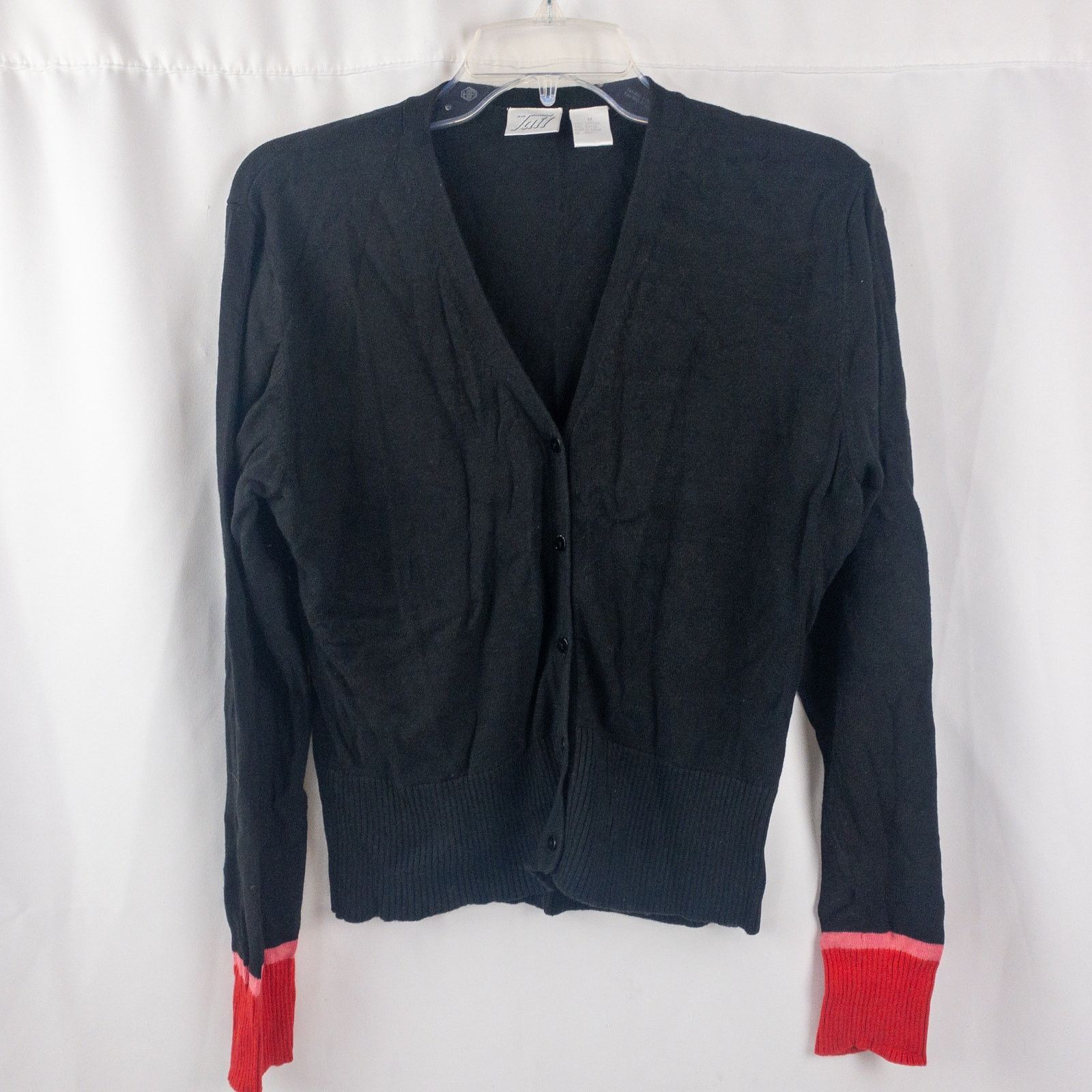 Other Tail Black Red Colorblock Cardigan Sweater Womens Medium Size M / US 6-8 / IT 42-44 - 1 Thumbnail