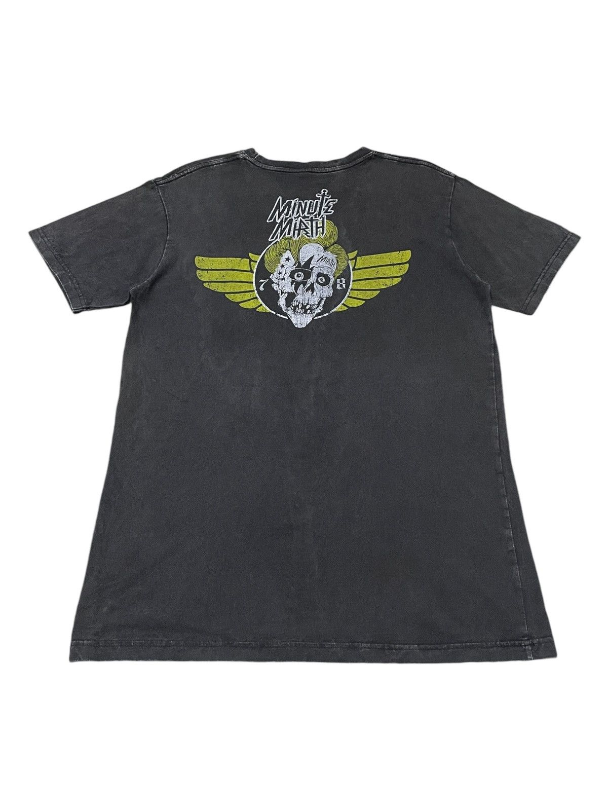 Hysteric Glamour × Japanese Brand Minute Mirth Rockin Skeletons Vintage Black Wash Tshirt Size US L / EU 52-54 / 3 - 2 Thumbnail