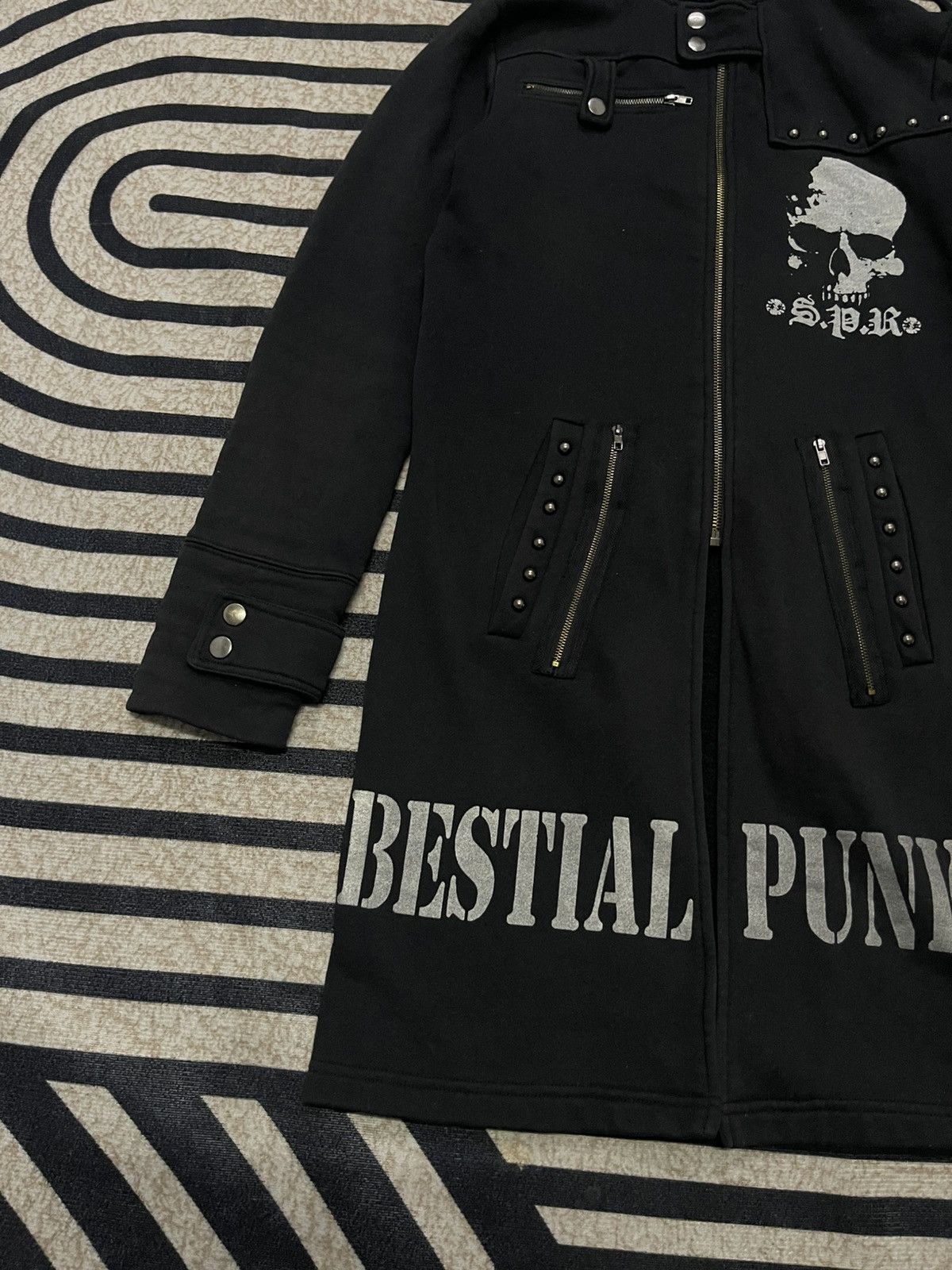Sex Pot ReVeNGe Y2K SEXPOT REVENGE BESTIAL PUNKER SKULL PARKA HOODIE Size US S / EU 44-46 / 1 - 3 Thumbnail