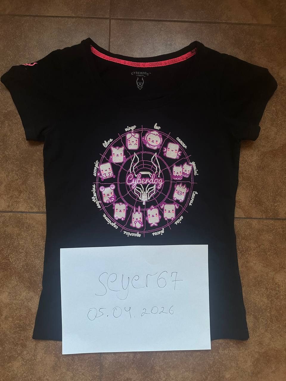 Japanese Brand Vintage Cyberdog Zodiac Kawaii Tee - Archive Y2K Cyber-Rave Size M / US 6-8 / IT 42-44 - 6 Thumbnail