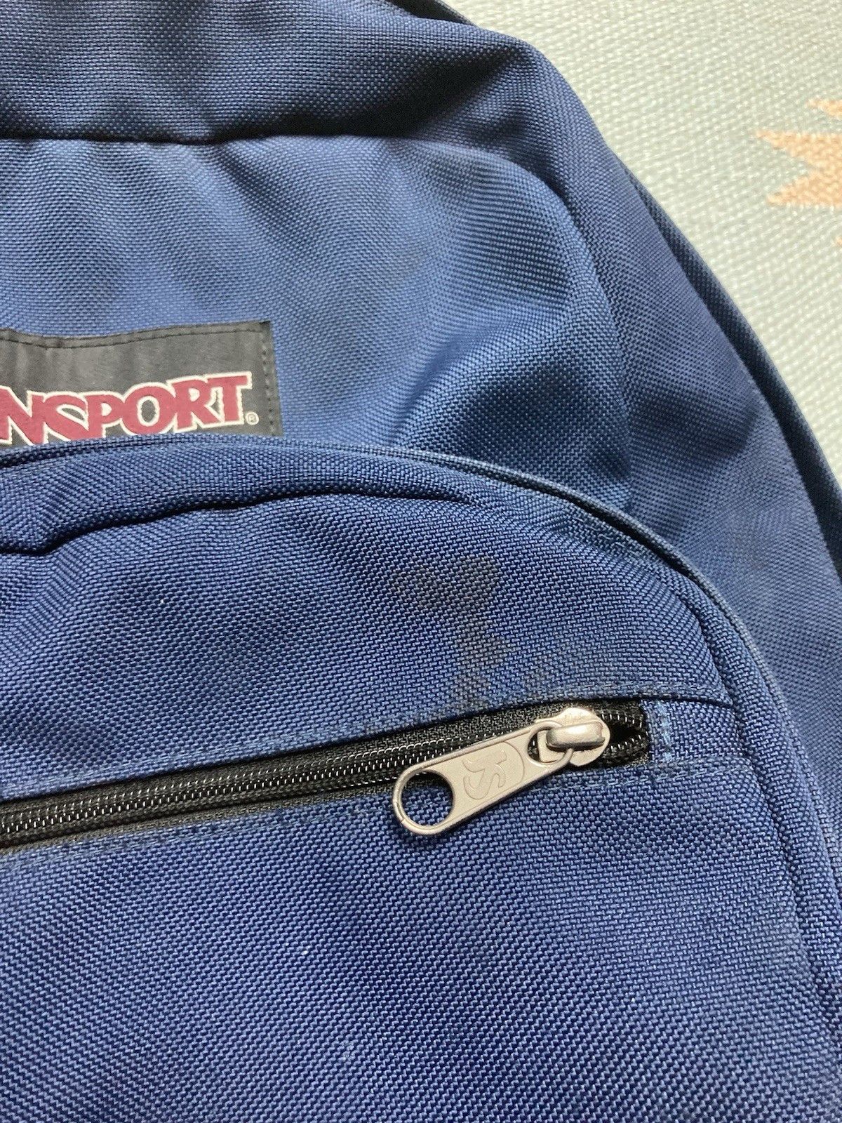 Vintage Jansport originals backpack suede leather bottom 3 pocket Size ONE SIZE - 4 Thumbnail